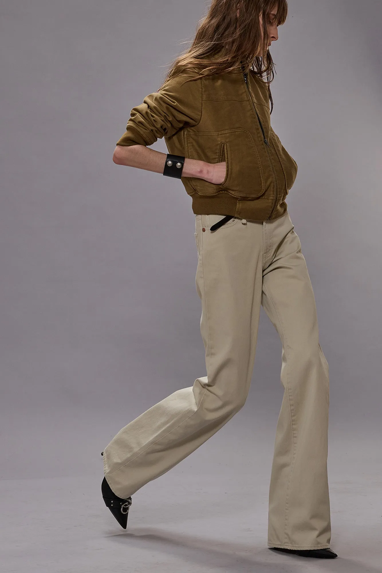 JANE JEAN - IVORY SATEEN sold by R13 product image thumbnail 2