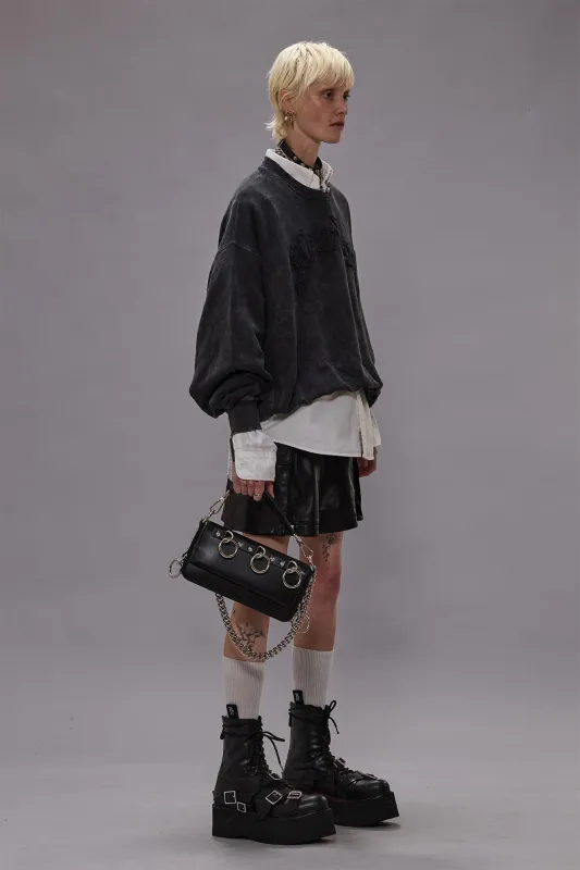 NEW YORK BALLOON CREWNECK - WASHED BLACK sold by R13