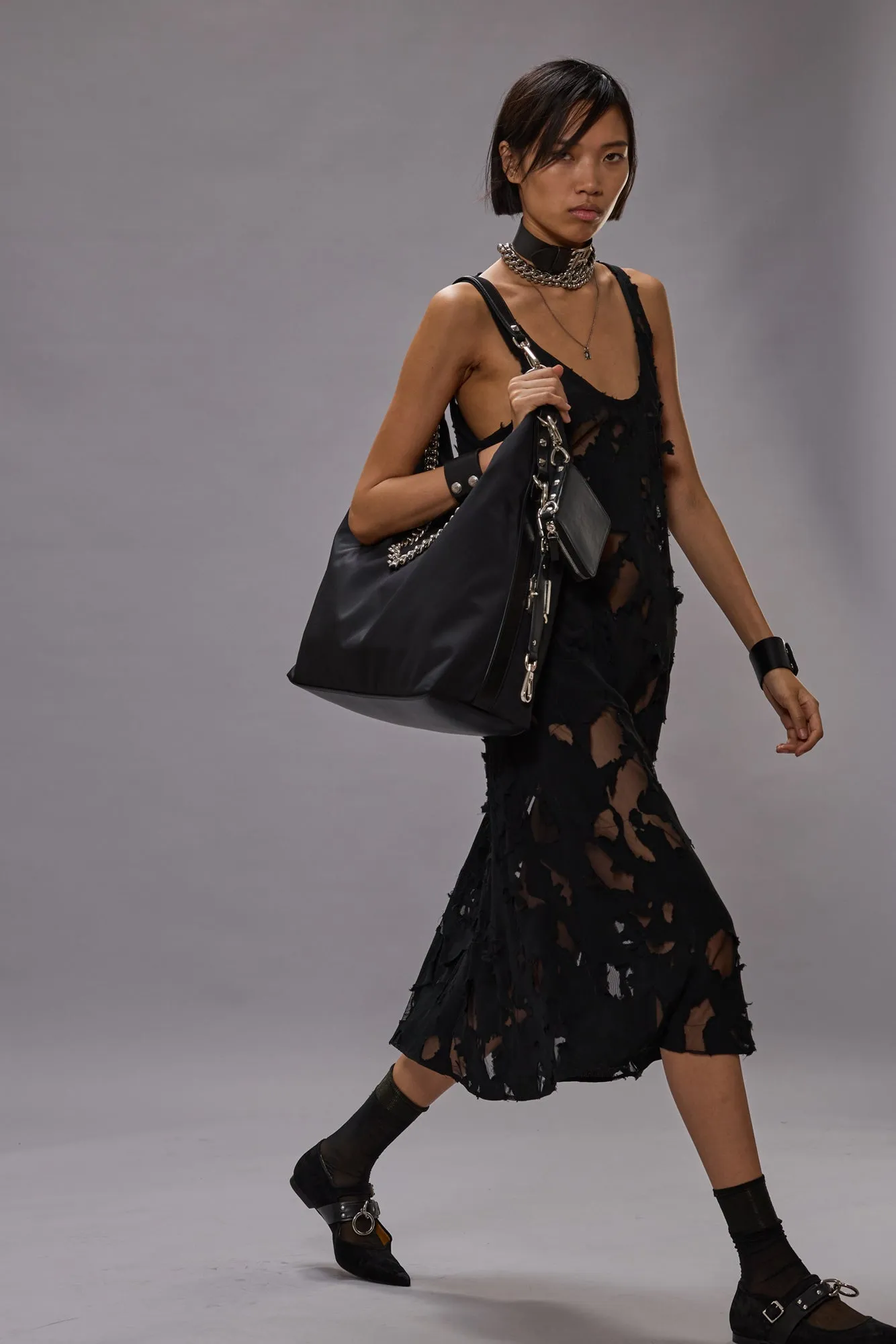 TANK DRESS - BLACK sold by R13 product image thumbnail 2