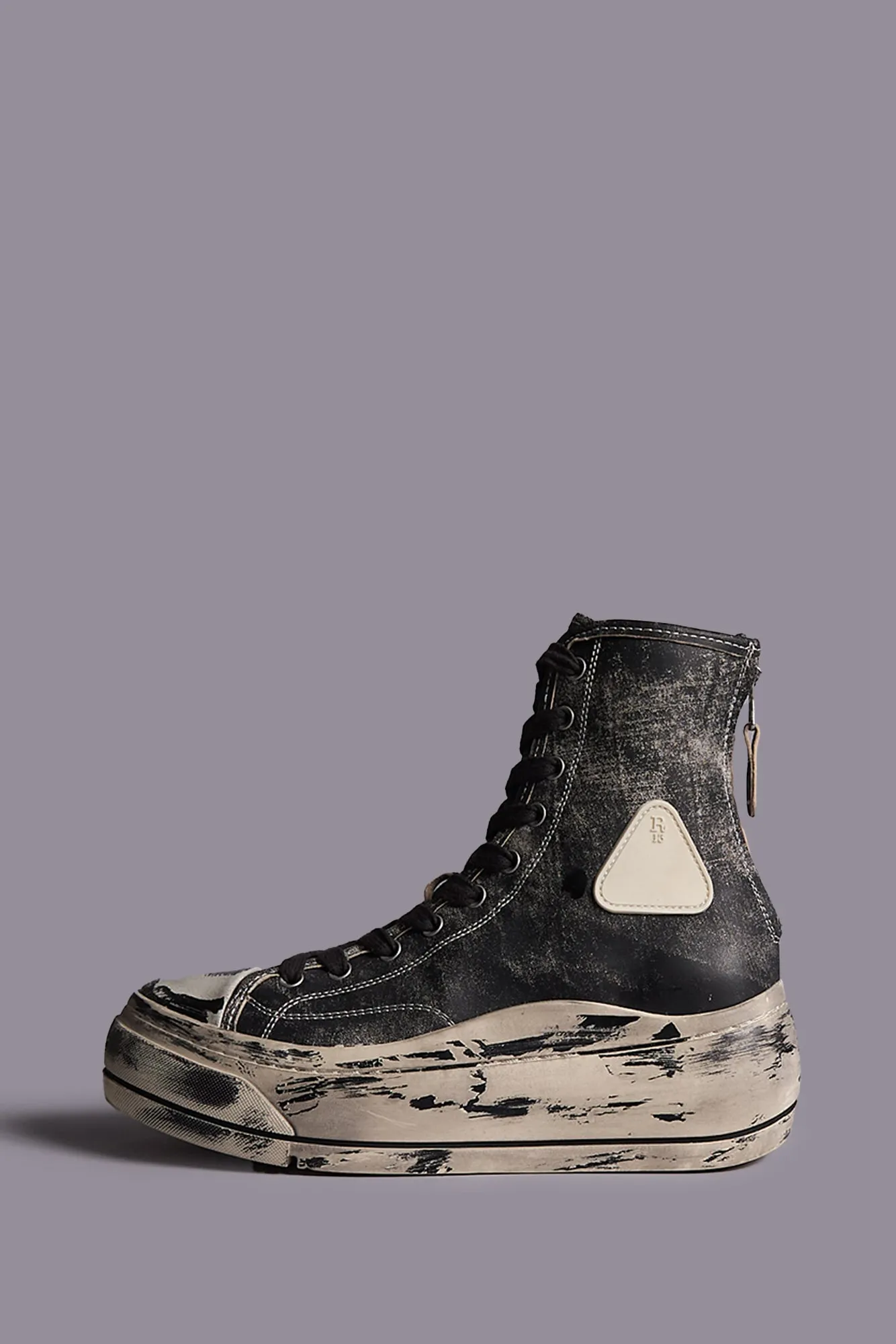 DISTRESSED TALL KURT - DISTRESSED BLACK sold by R13