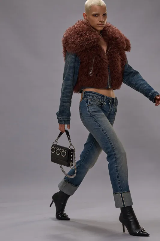 CUFFED BOY STRAIGHT - ESTIN SELVEDGE STRETCH sold by R13