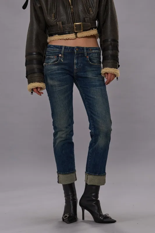 CUFFED BOY STRAIGHT - ADELAIDE SELVEDGE STRETCH sold by R13