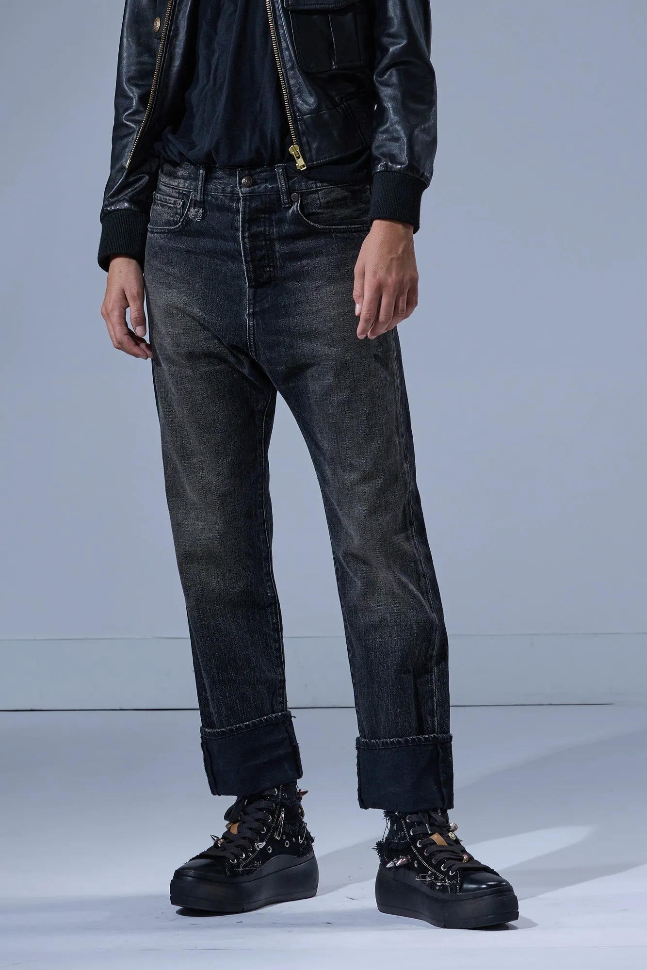 CUFFED TAILORED DROP - ASHBURY BLACK sold by R13