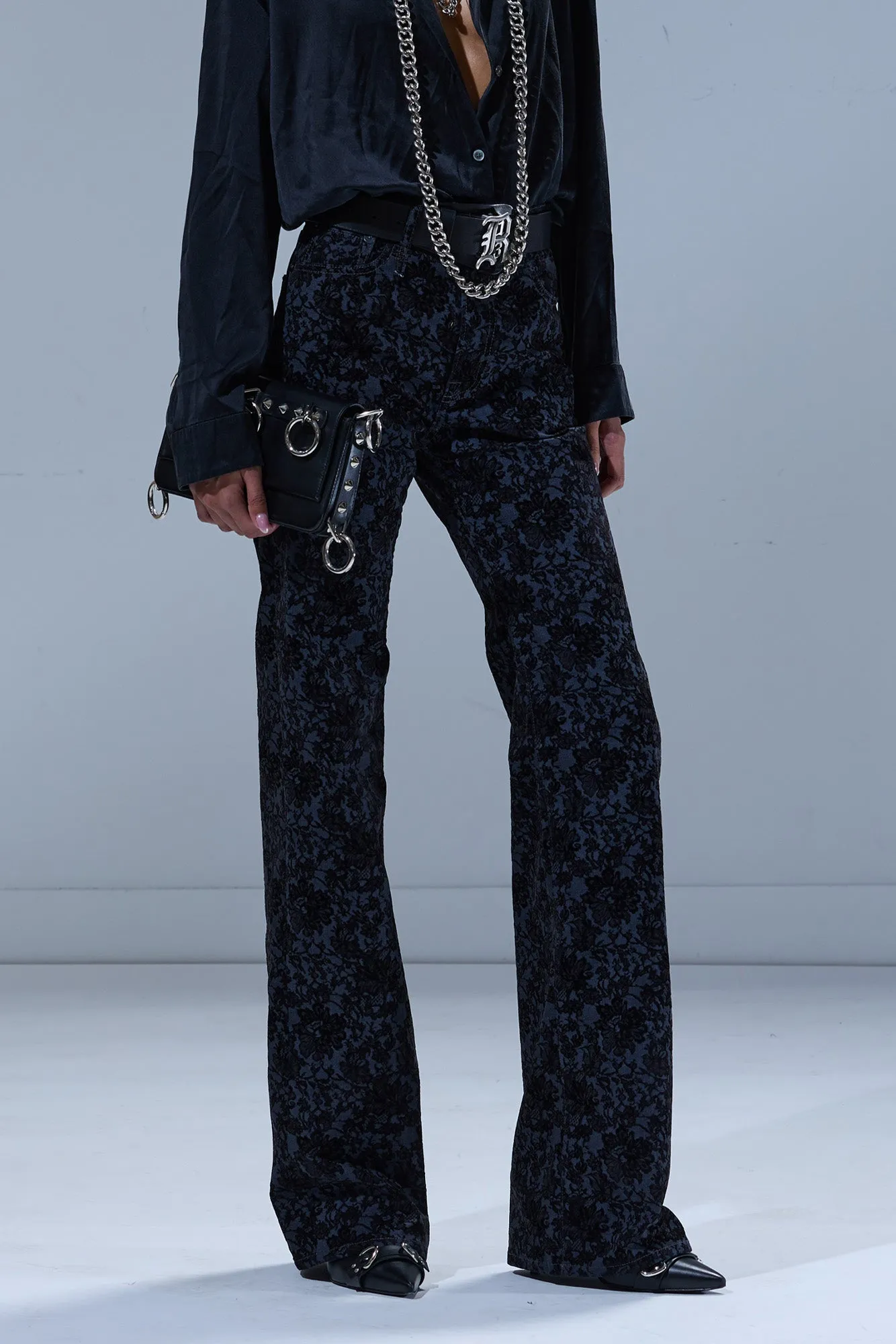 JANE JEAN - MIDNIGHT BLOOM BLACK sold by R13 product image thumbnail 2