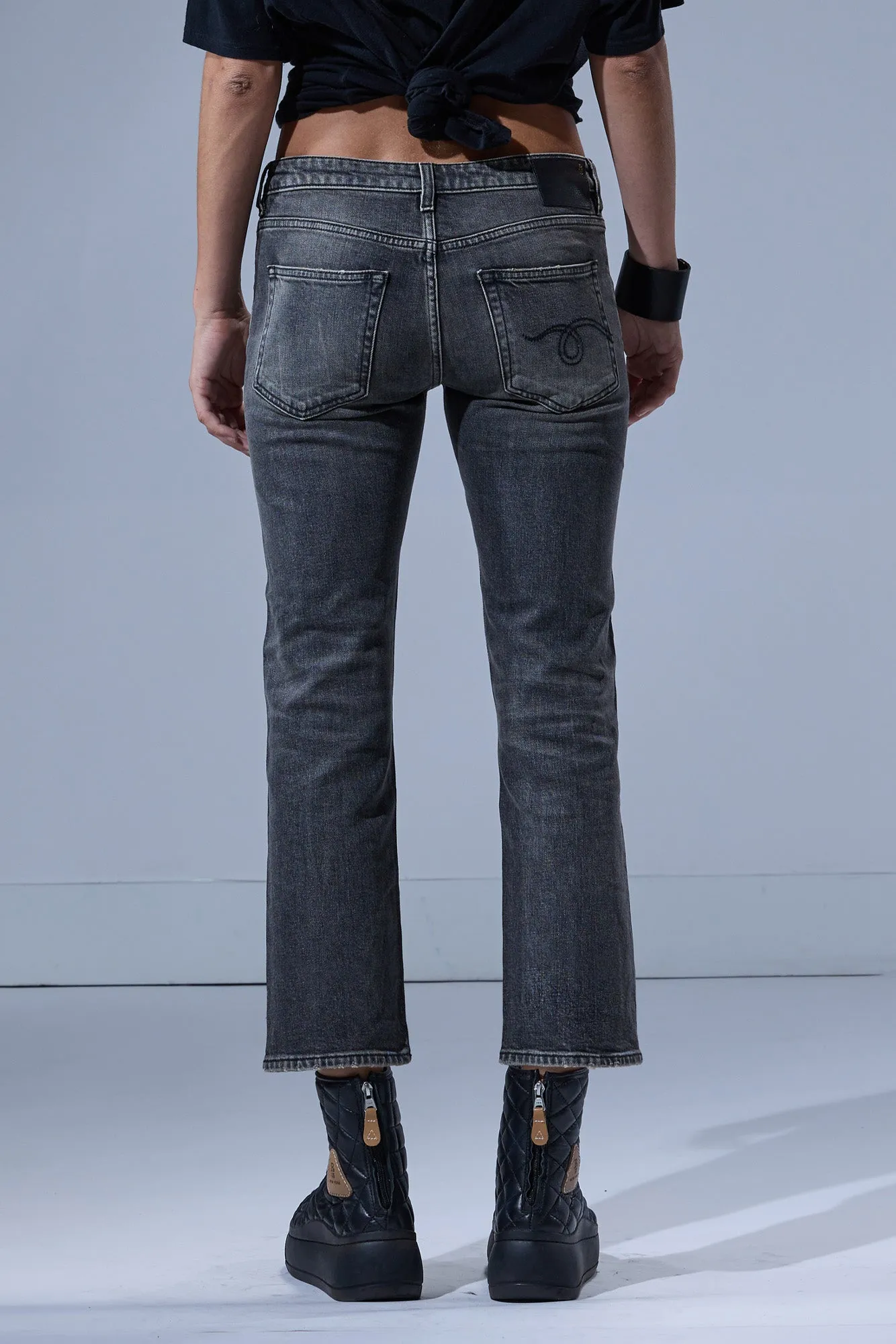 BOY STRAIGHT - LEYTON BLACK STRETCH sold by R13 product image thumbnail 3