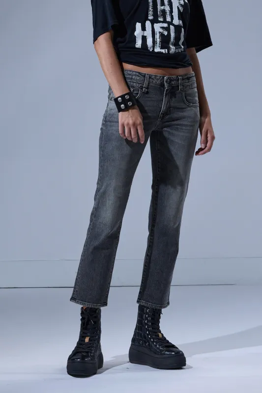 BOY STRAIGHT - LEYTON BLACK STRETCH sold by R13