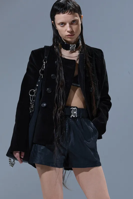 RELAXED CADET JACKET - BLACK sold by R13