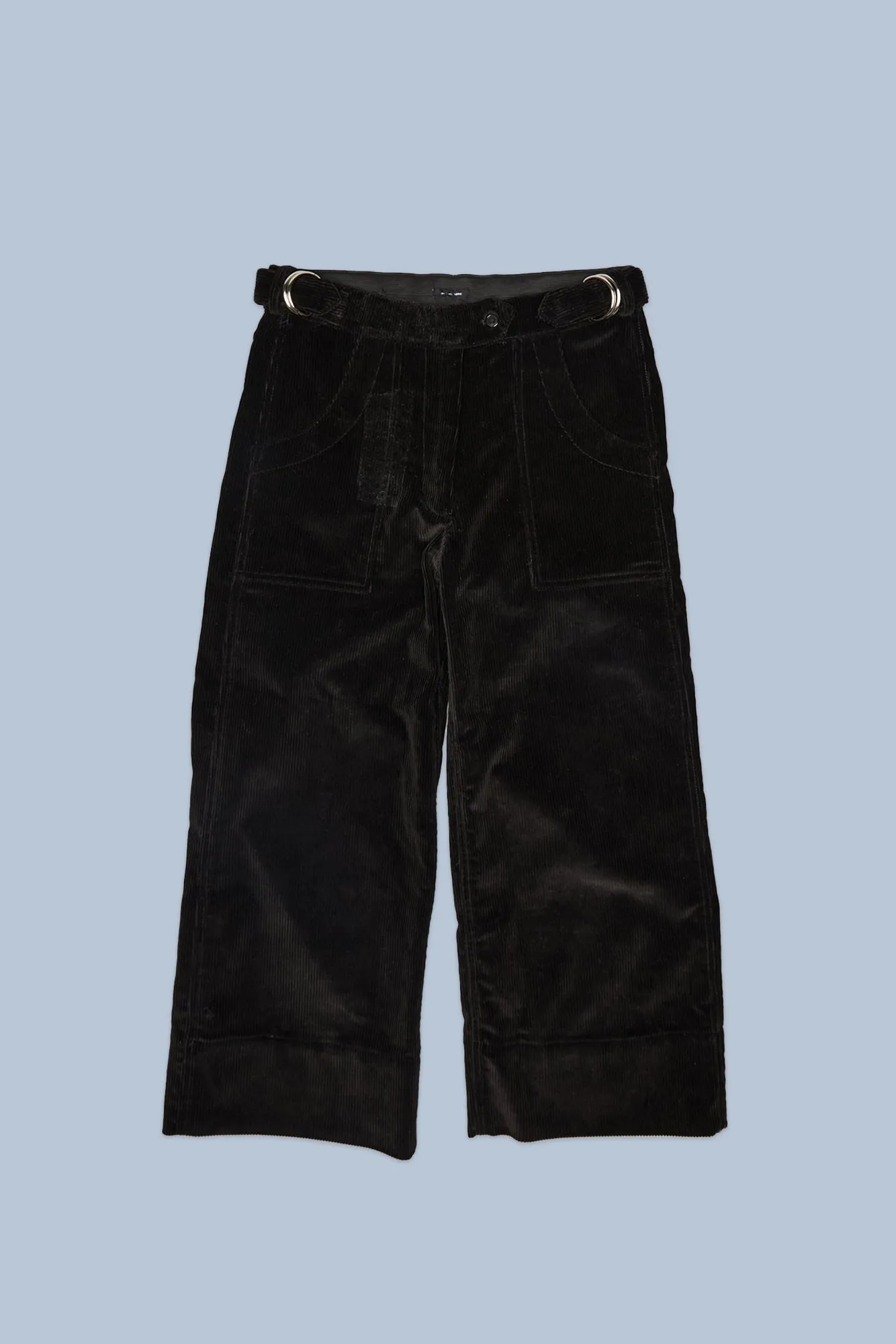 RELAXED CROPPED WORK PANT - BLACK sold by R13 product image thumbnail 3