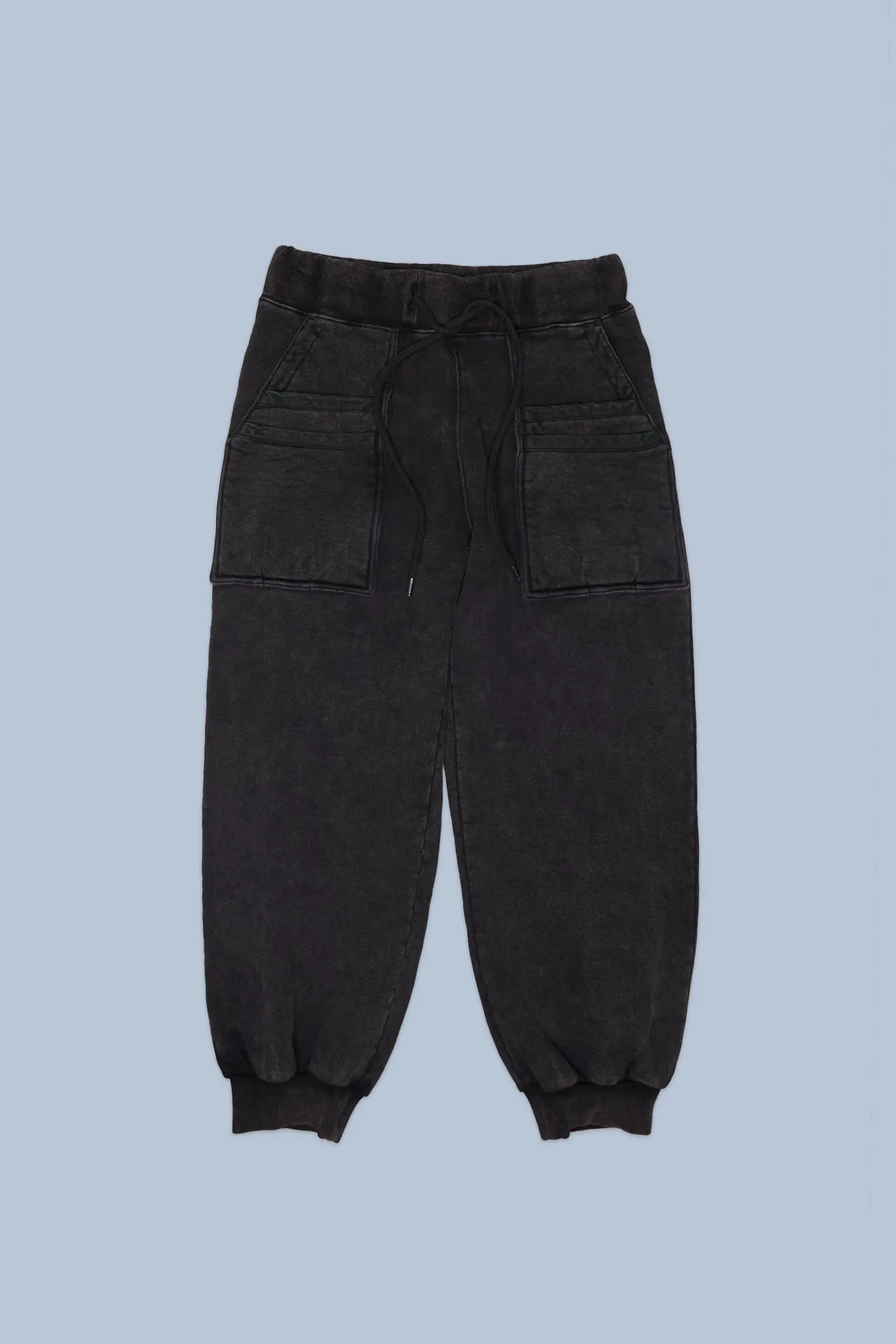 LAYERED POCKET SWEATPANT - WASHED BLACK sold by R13 product image thumbnail 3