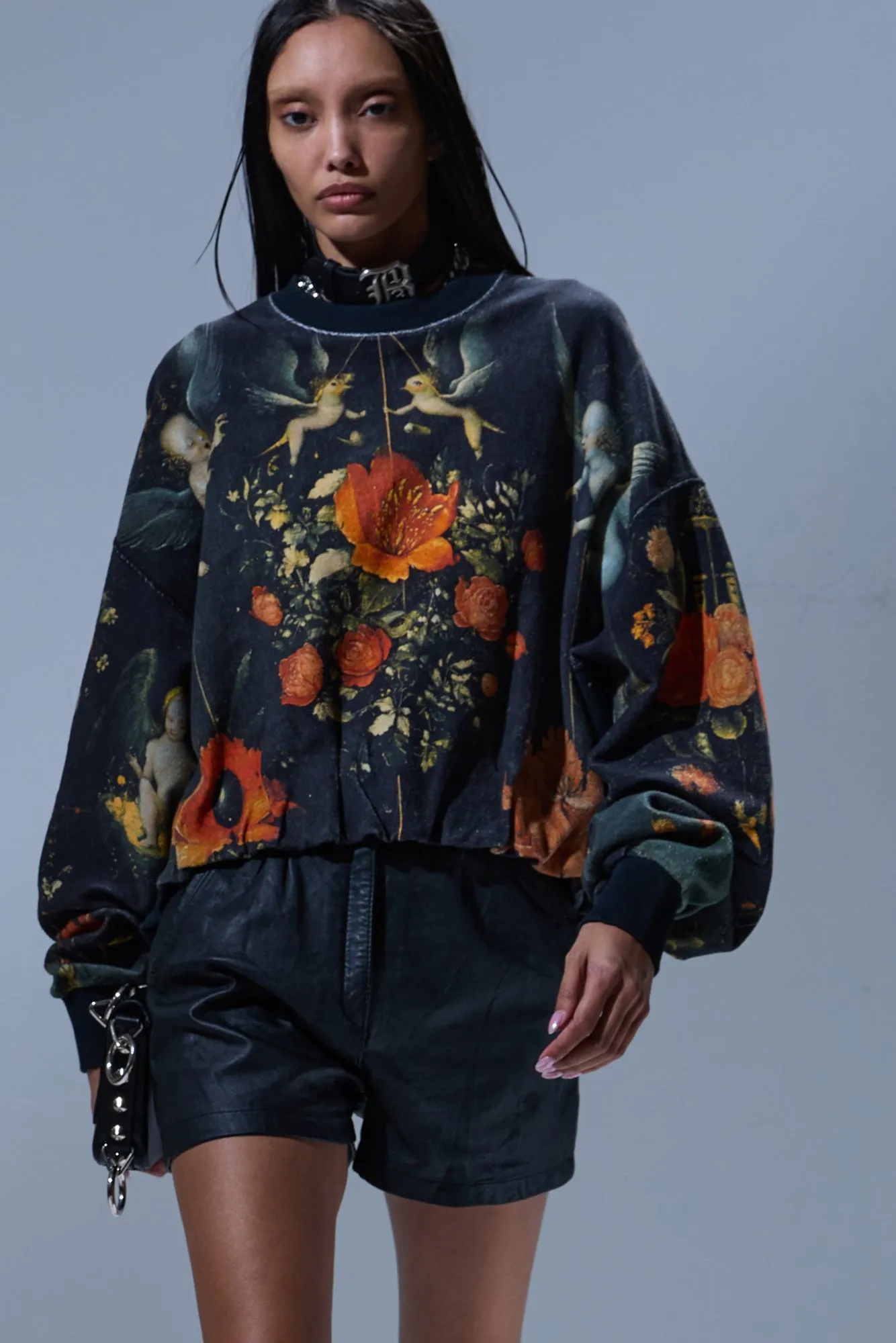 BALLOON CREWNECK - MULTICOLOR BLACK sold by R13