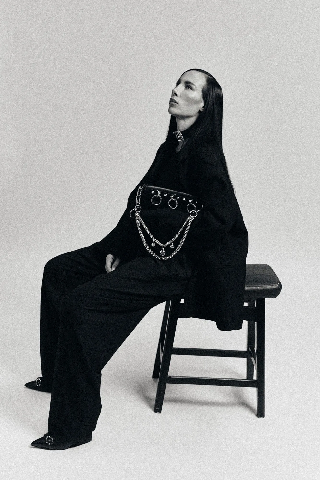 R13 x VEERT TRIPLE 8-BALL CHAIN - SILVER GREY STEEL sold by R13 product image thumbnail 3