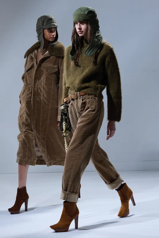 BOYFRIEND JEAN - HEAVY TAN CORD sold by R13