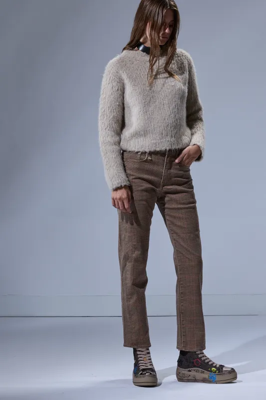 ROMEO JEAN - BROWN GLENPLAID sold by R13