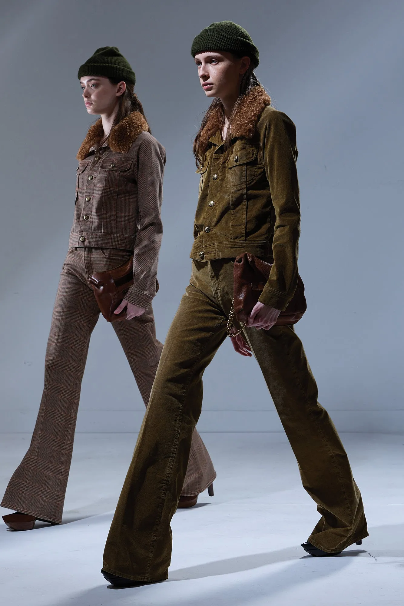 CHARLOTTE JEAN - BROWN GLENPLAID sold by R13 product image thumbnail 3