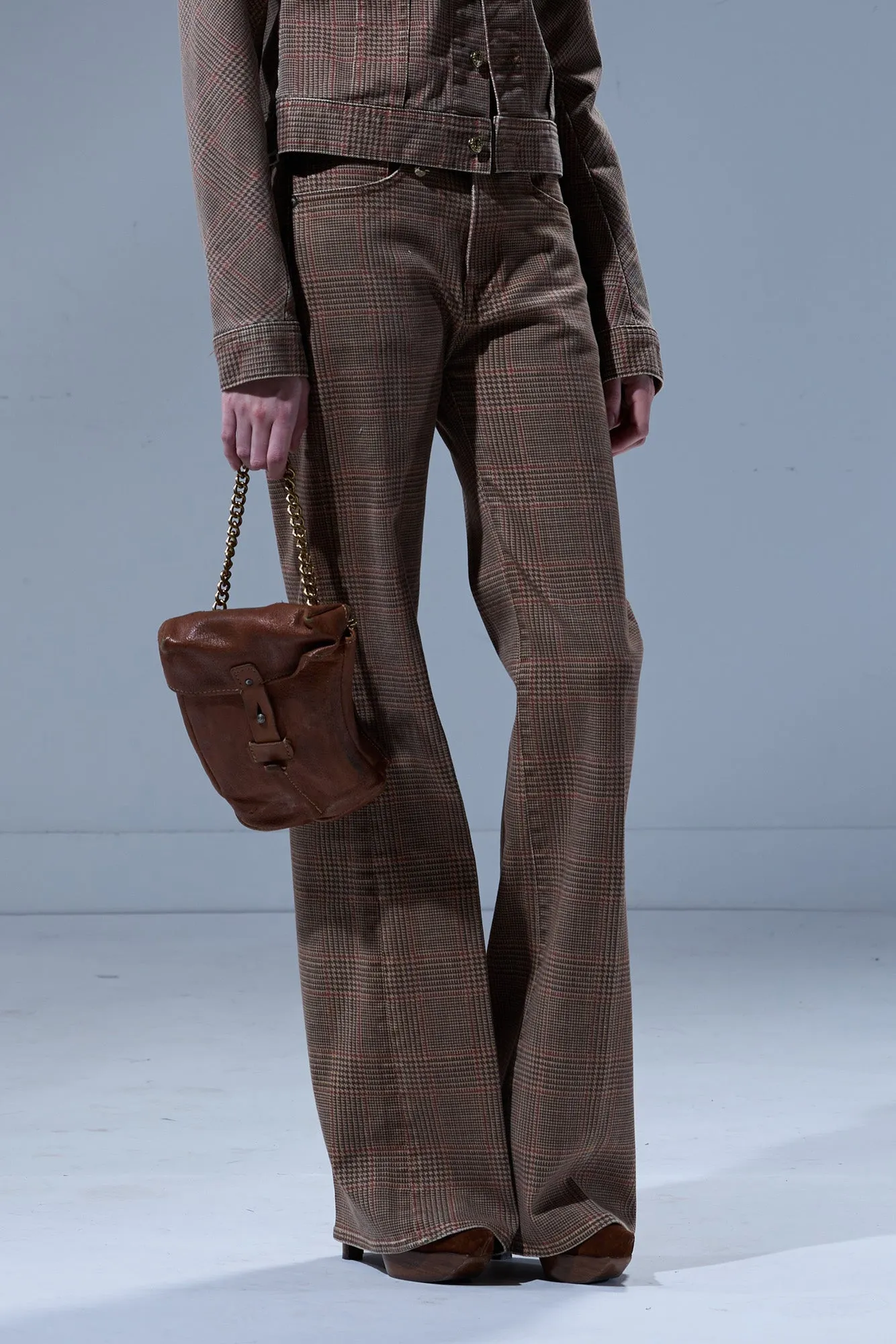 CHARLOTTE JEAN - BROWN GLENPLAID sold by R13