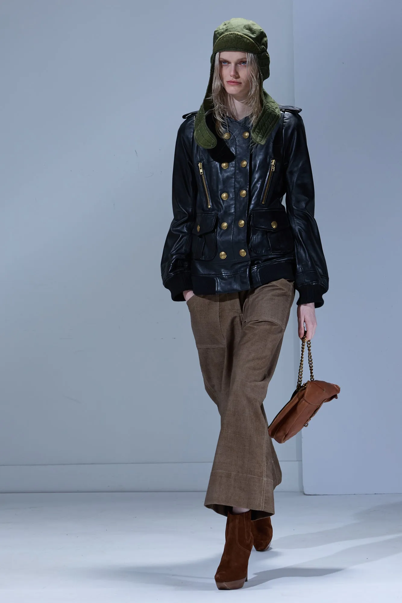 ELONGATED DOUBLE-BREASTED JACKET - BLACK sold by R13 product image thumbnail 2