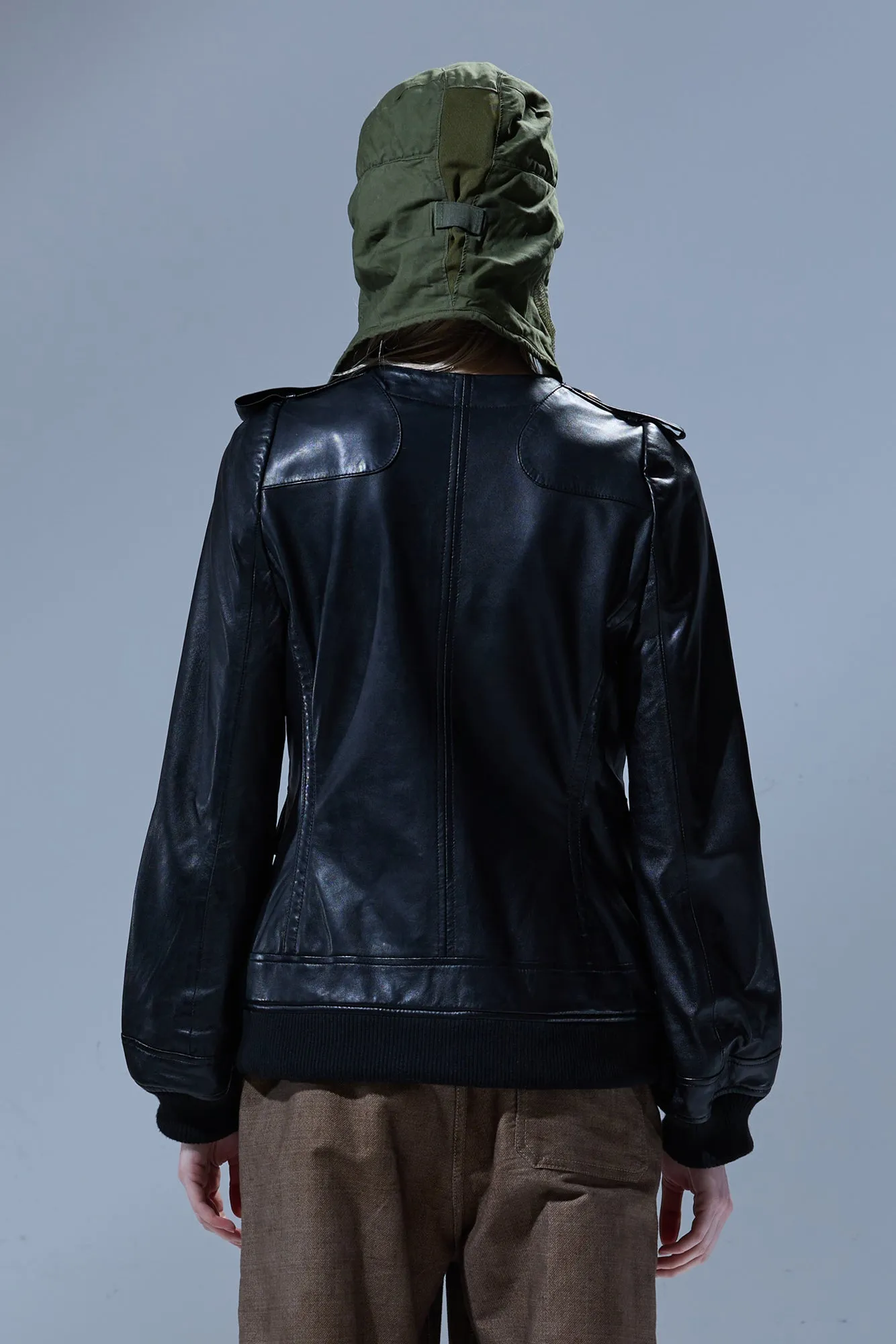 ELONGATED DOUBLE-BREASTED JACKET - BLACK sold by R13 product image thumbnail 4