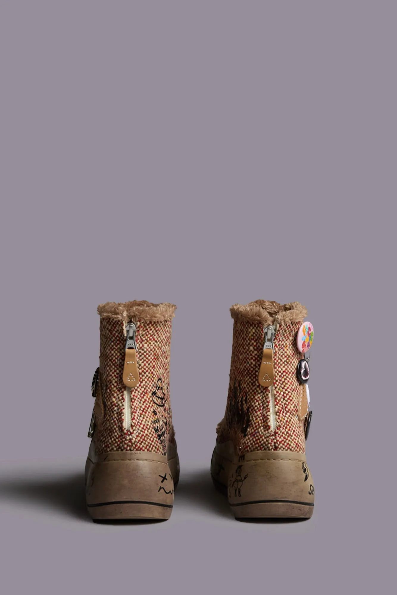 DISTRESSED TALL KURT - RED WOOL sold by R13 product image thumbnail 4