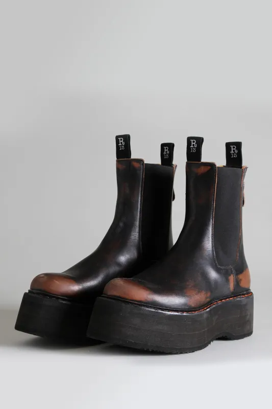 DOUBLE STACK CHELSEA BOOT - ART REMOVE sold by R13