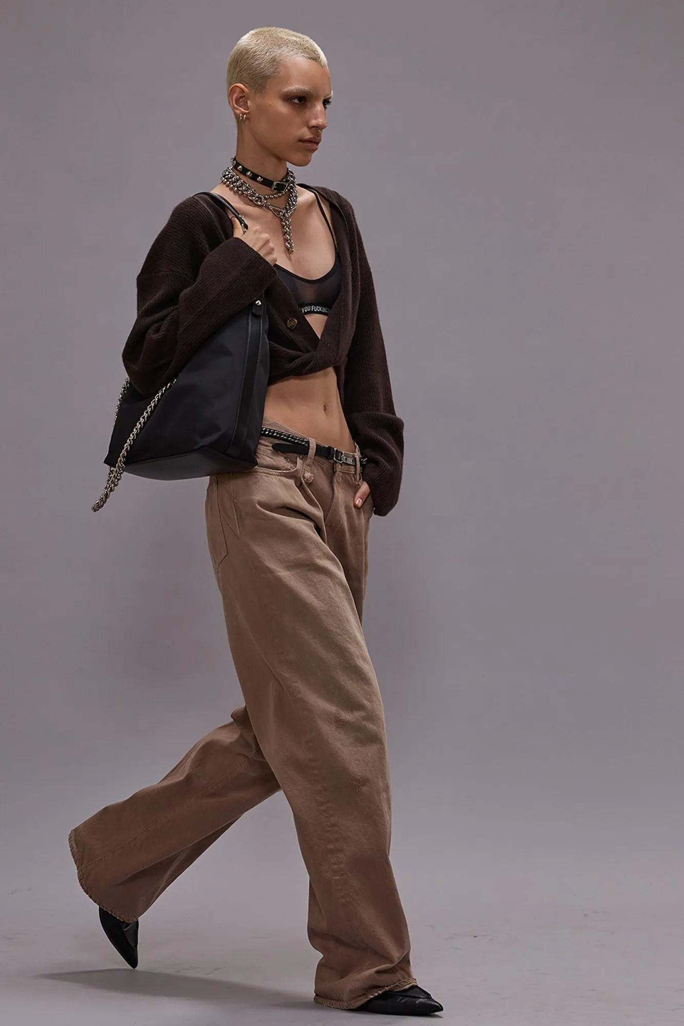 DAMON PLEATED JEAN - SAWDUST sold by R13 product image thumbnail 2