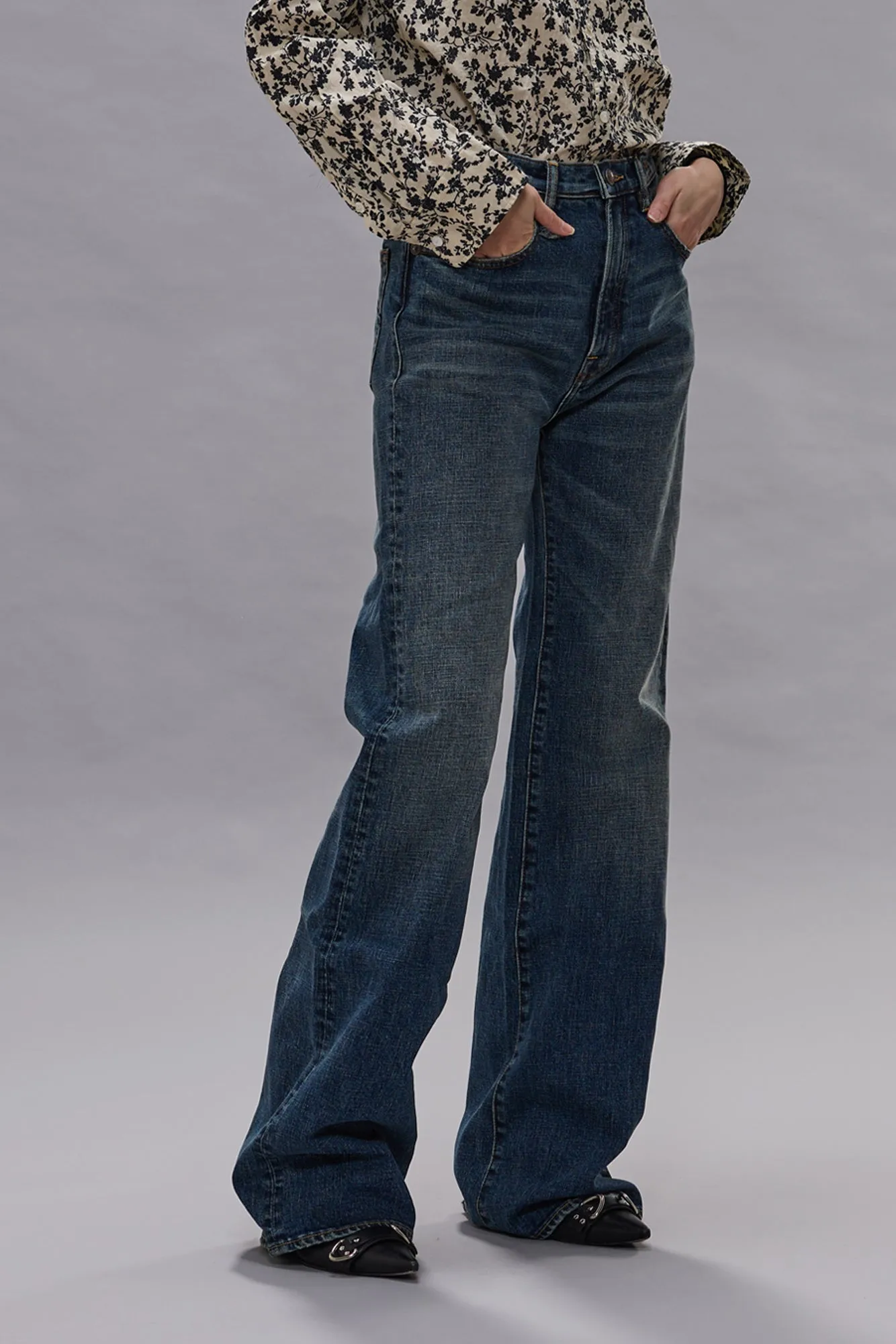 JANE JEAN - MELVIN BLUE STRETCH sold by R13