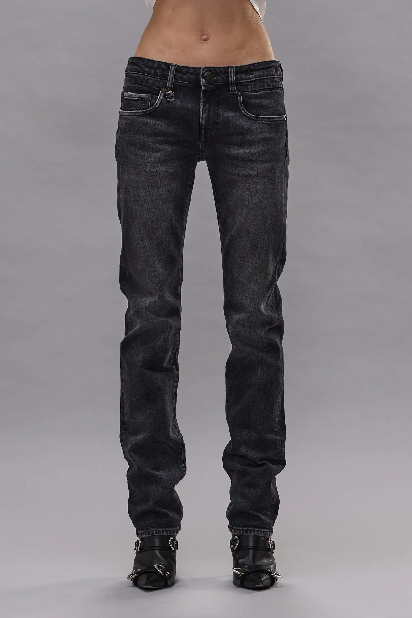 TOBI BOY - ESSEX BLACK STRETCH sold by R13 product image thumbnail 2