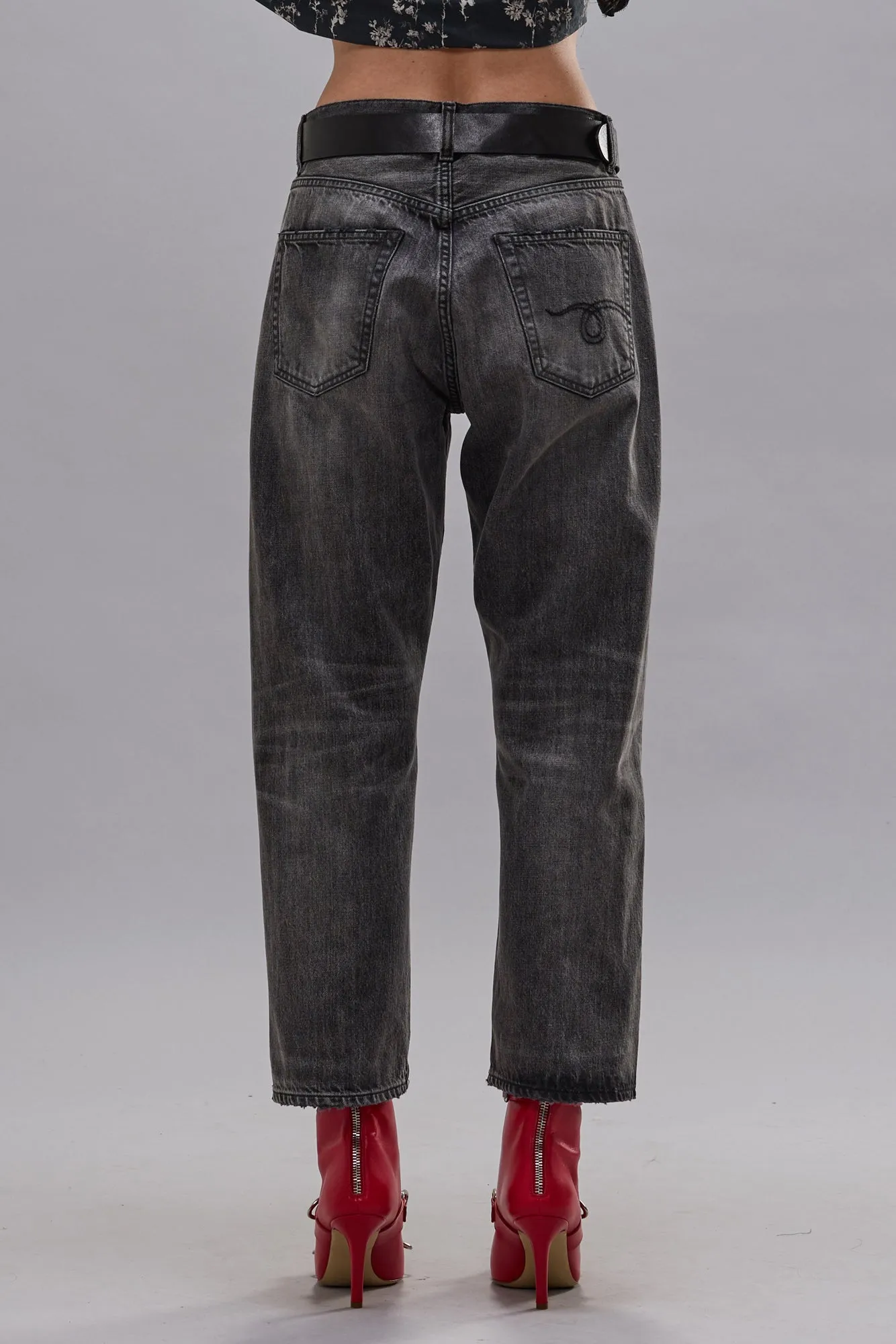 X-BOYFRIEND JEAN - POLARIS BLACK sold by R13 product image thumbnail 4