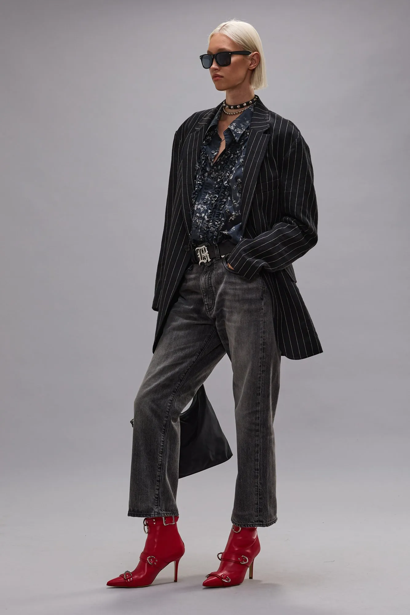 X-BOYFRIEND JEAN - POLARIS BLACK sold by R13