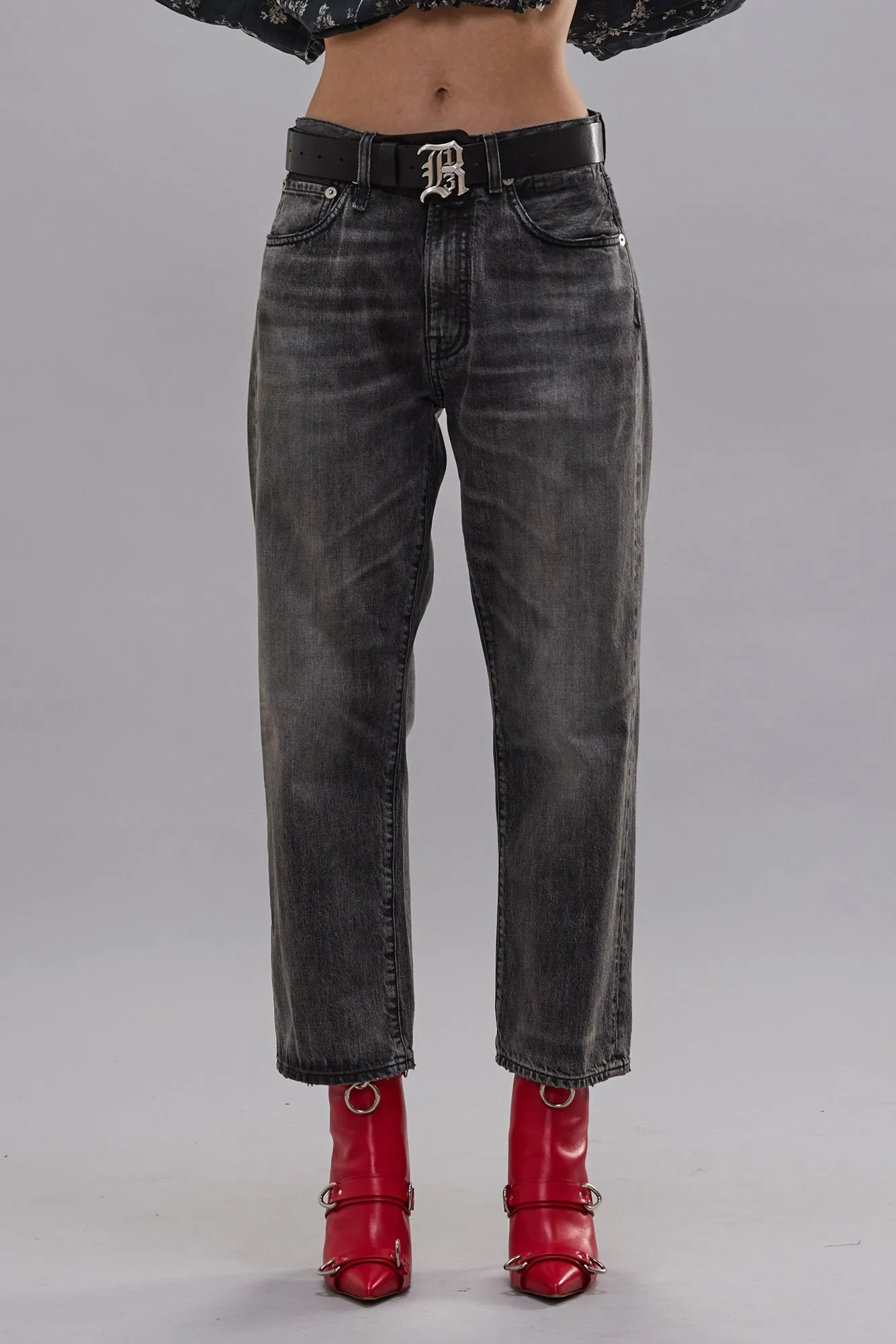 X-BOYFRIEND JEAN - POLARIS BLACK sold by R13 product image thumbnail 3