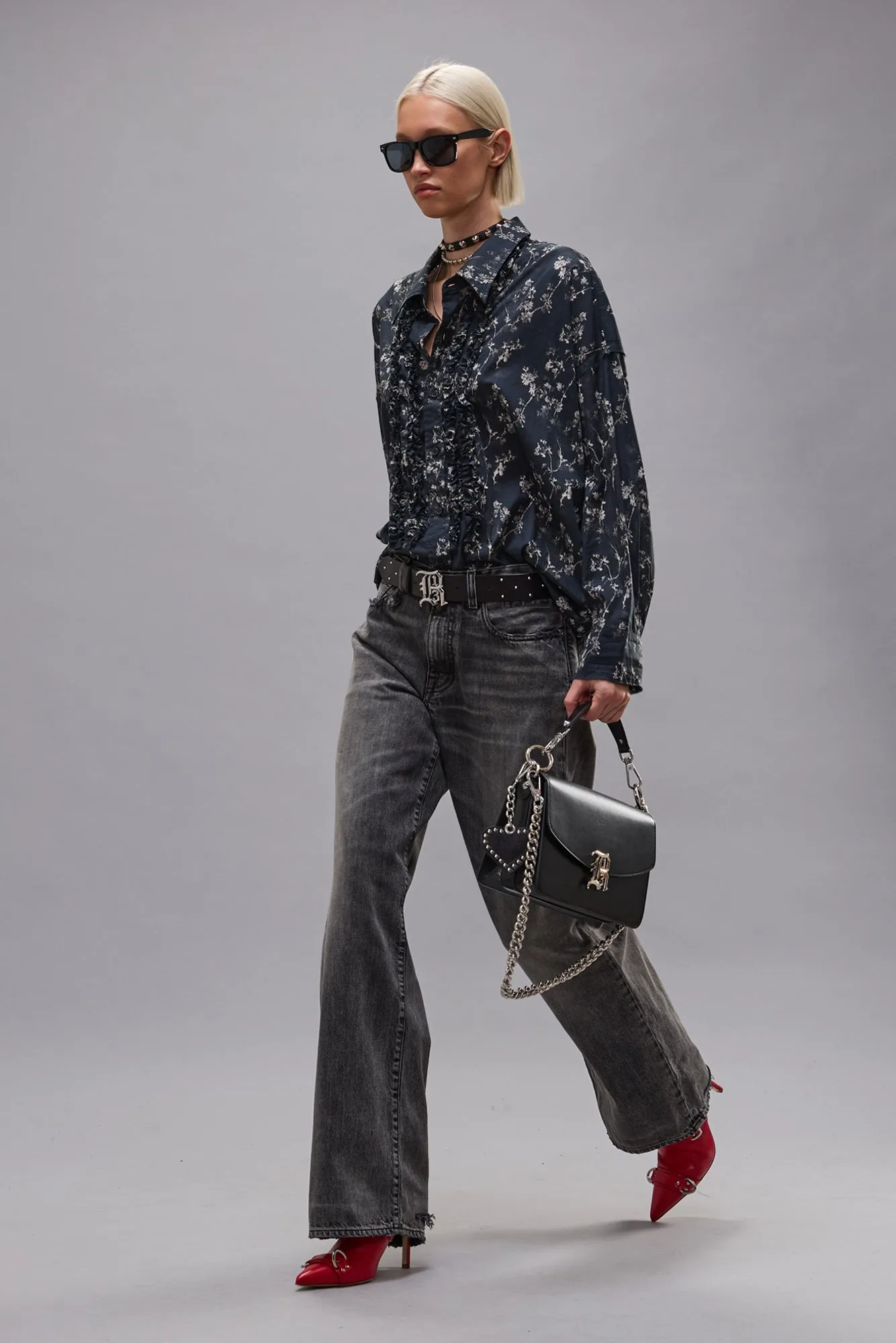 D'ARCY LOOSE JEAN - POLARIS BLACK sold by R13 product image thumbnail 2