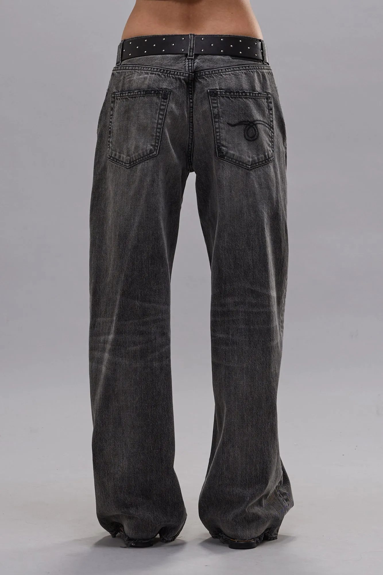 D'ARCY LOOSE JEAN - POLARIS BLACK sold by R13 product image thumbnail 4
