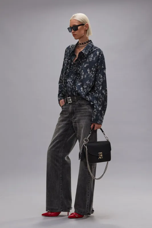 D'ARCY LOOSE JEAN - POLARIS BLACK sold by R13