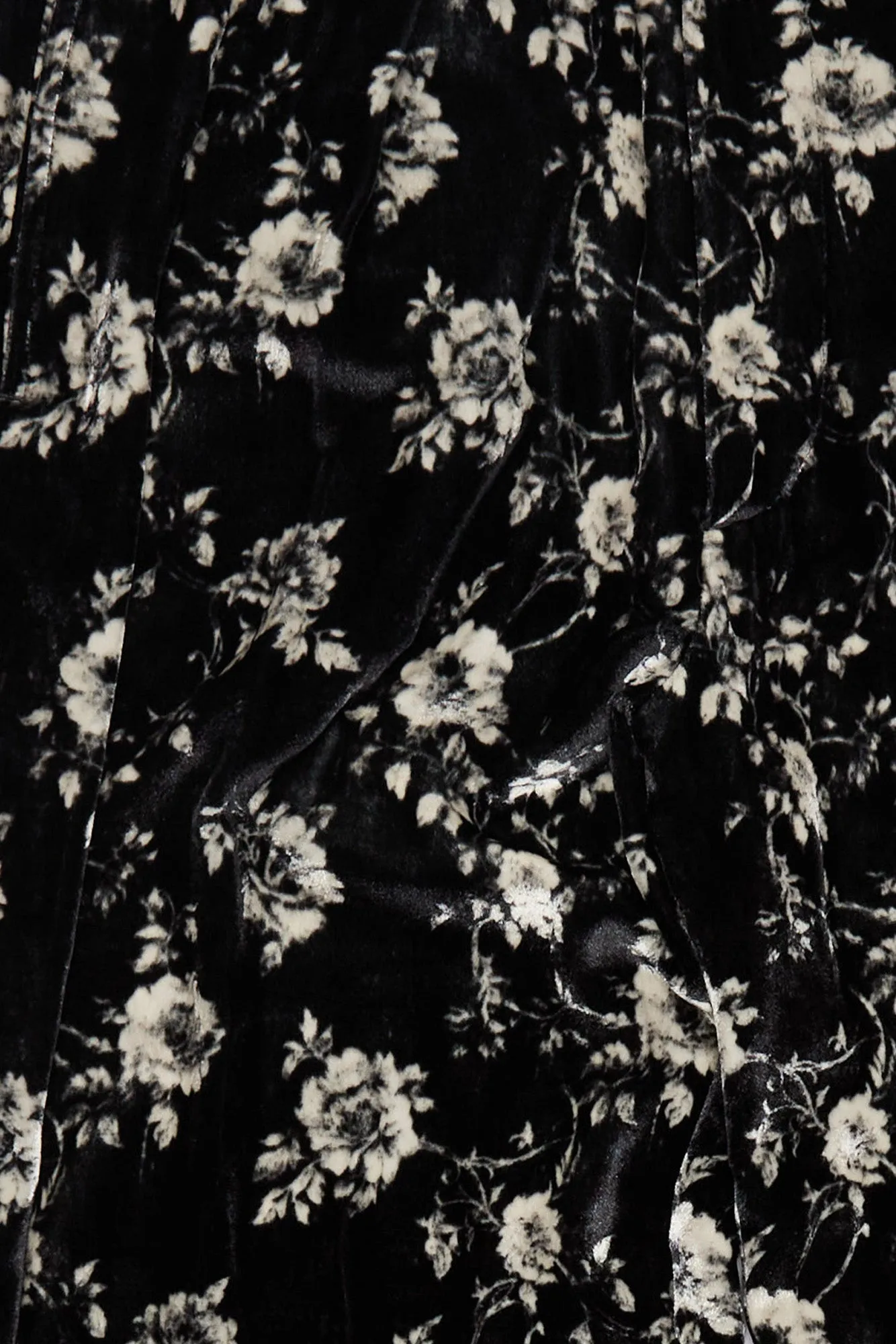 DOUBLE PLEAT TROUSER - FLORAL ON BLACK sold by R13 product image thumbnail 5