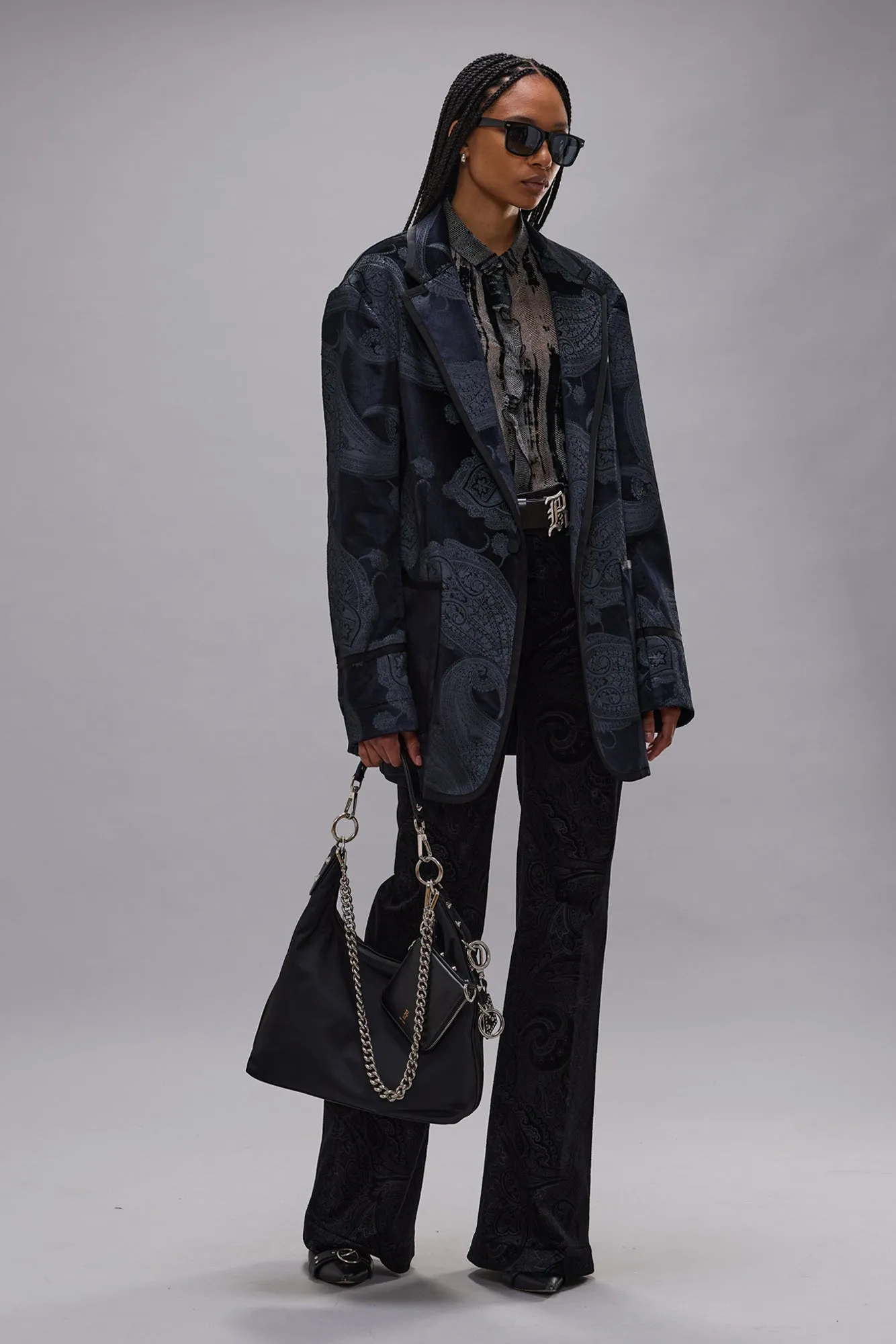 CHARLOTTE JEAN - BLACK GREY PAISLEY sold by R13