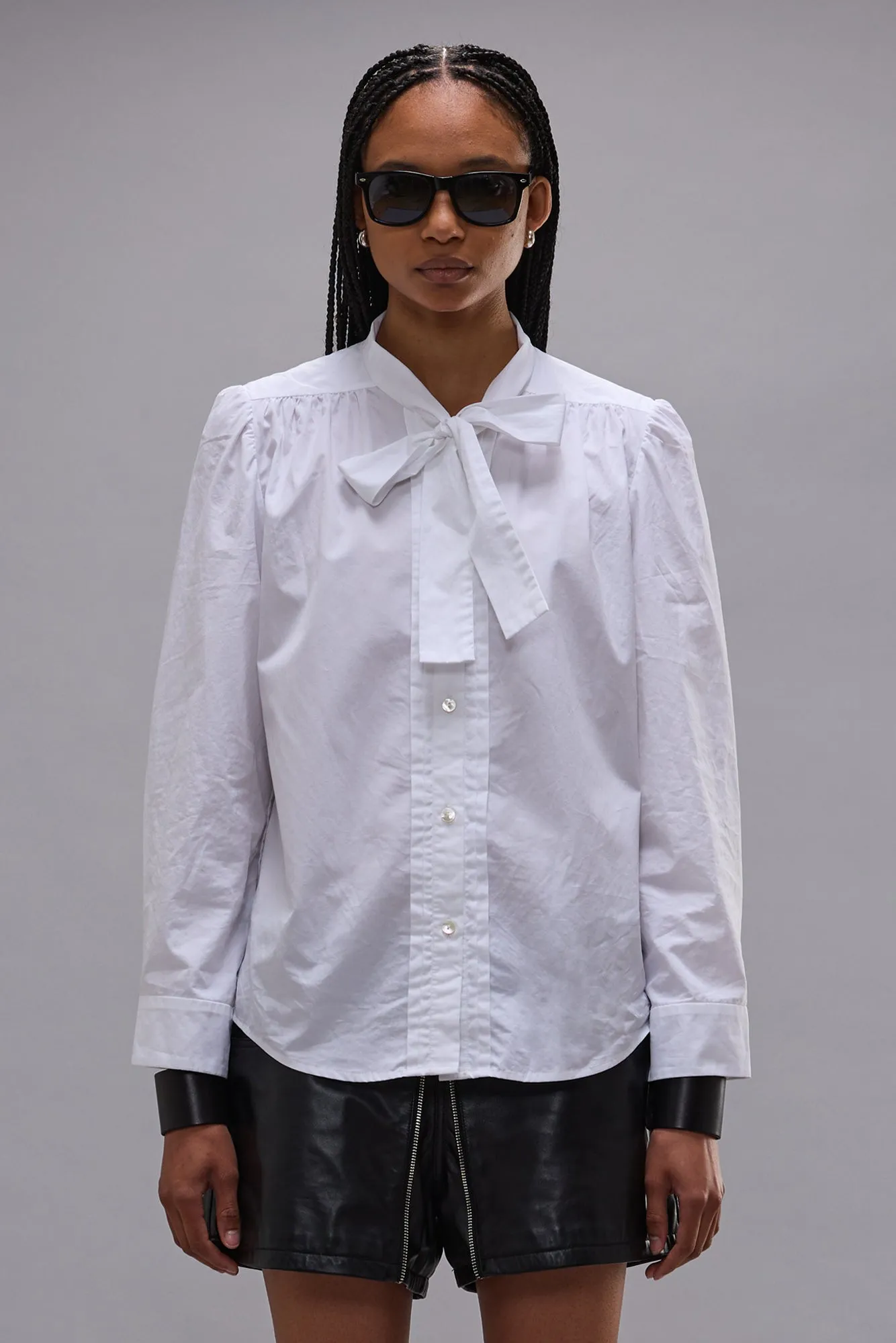 NECK TIE SHIRT - WHITE sold by R13 product image thumbnail 2