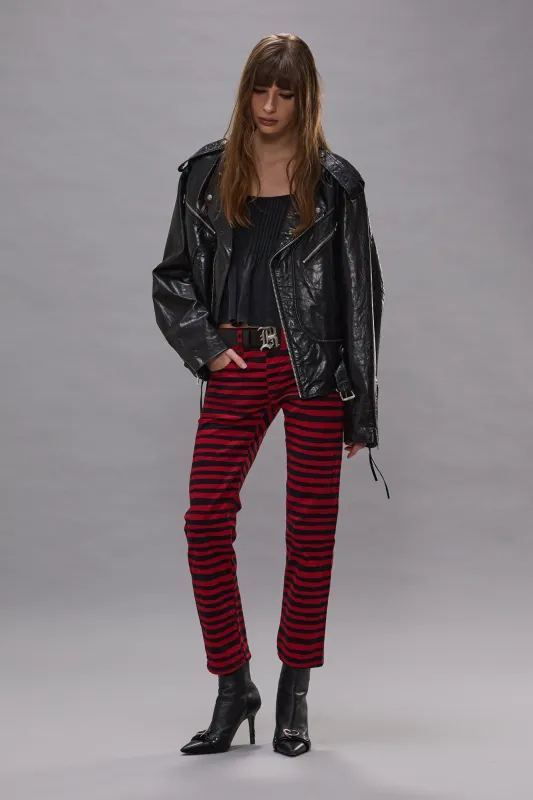 BOY STRAIGHT - RED STRIPE sold by R13