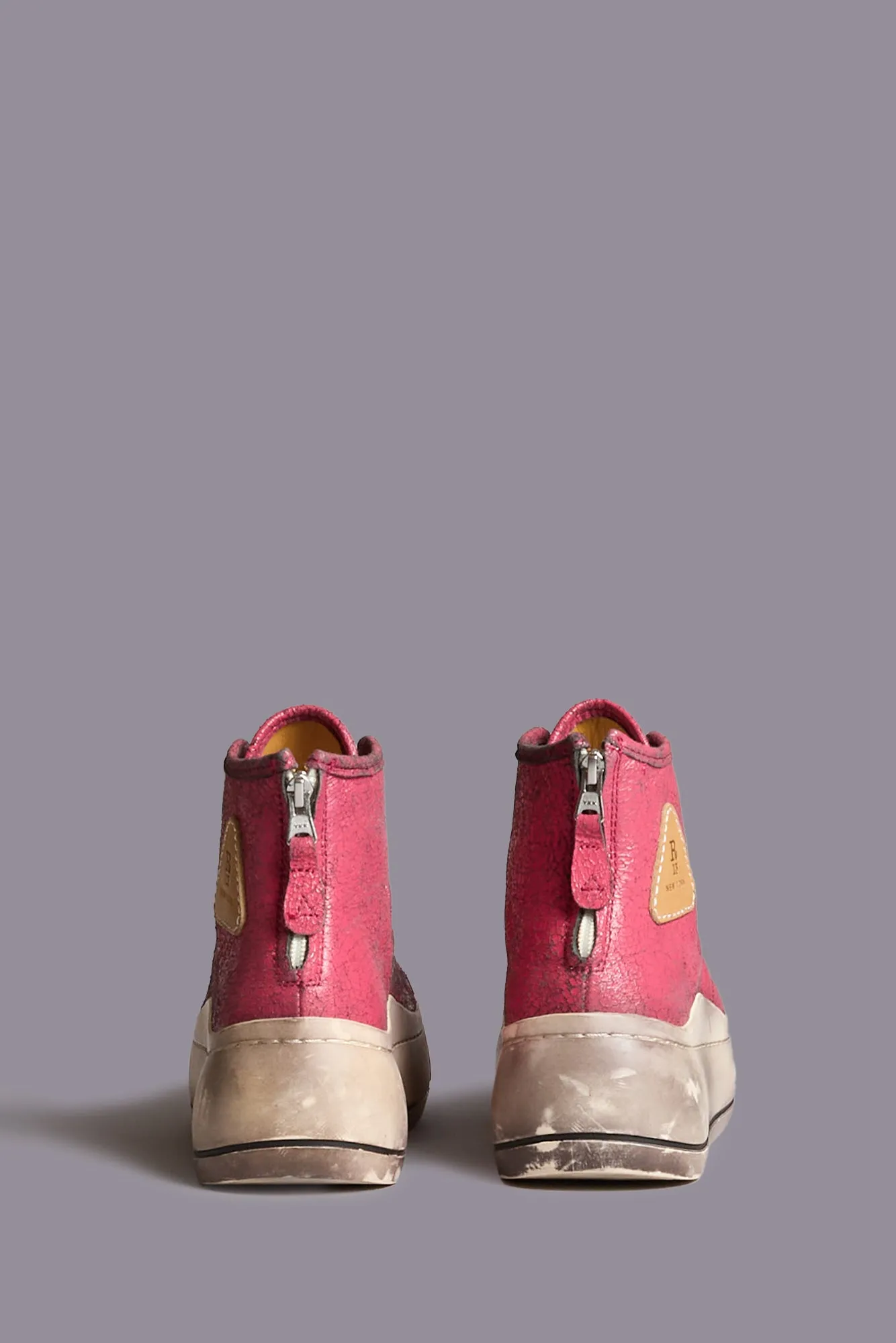 KURT HIGH TOP SNEAKER - CRACKLE PINK sold by R13 product image thumbnail 4