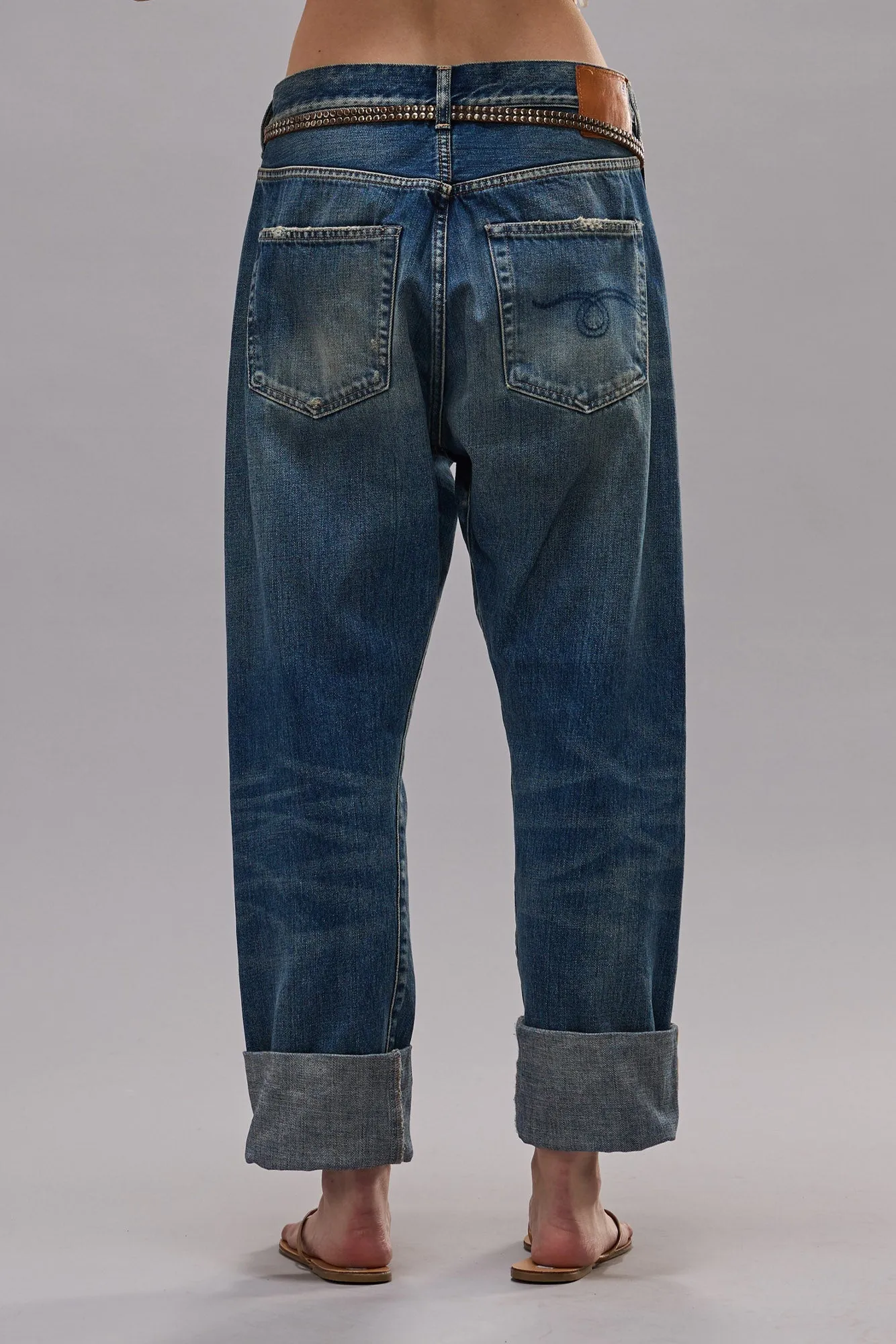 CUFFED CROSSOVER - ABYSS SELVEDGE BLUE sold by R13 product image thumbnail 3
