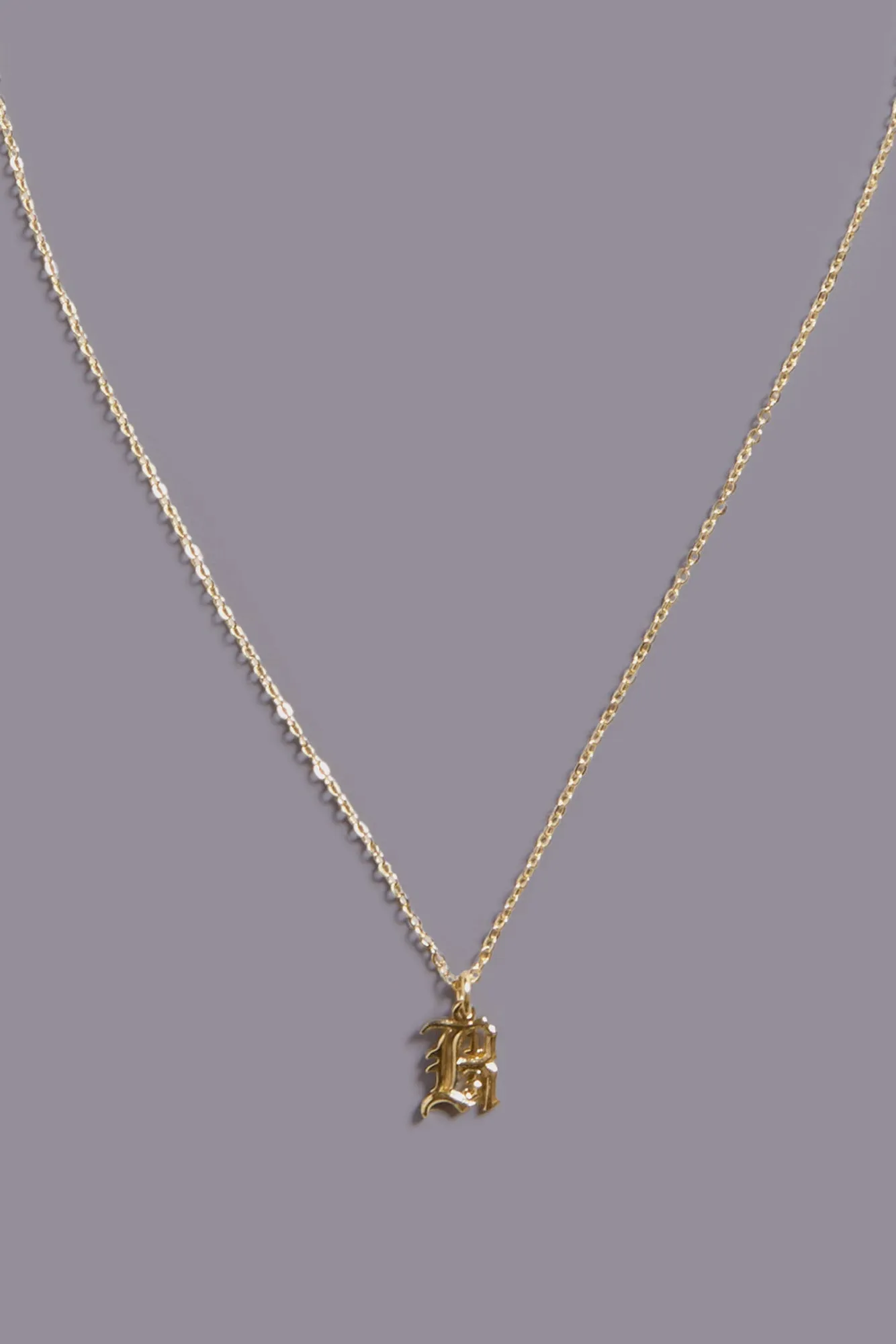 R13 Chain Necklace With Pendant - Shiny Gold sold by R13