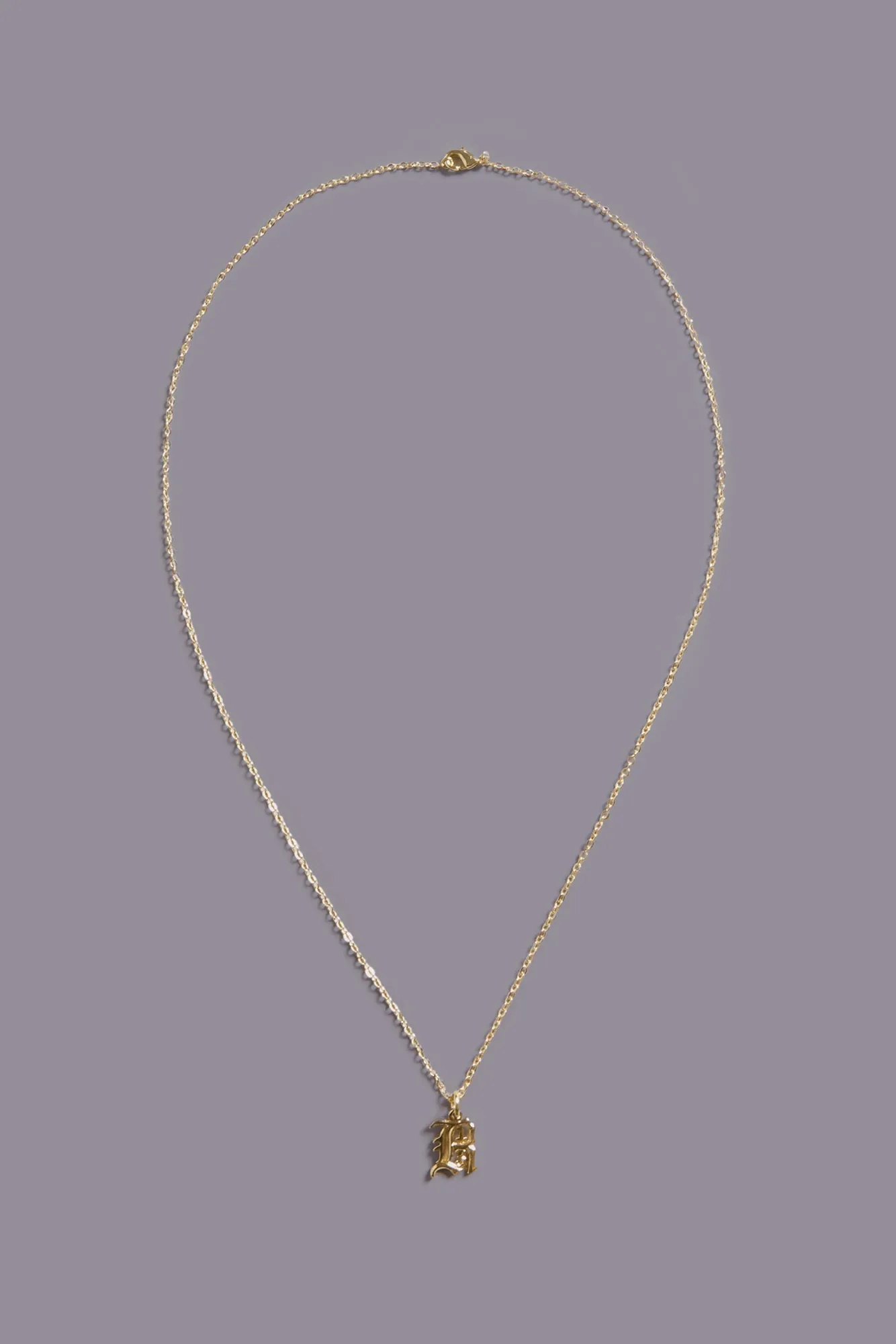 R13 Chain Necklace With Pendant - Shiny Gold sold by R13 product image thumbnail 2