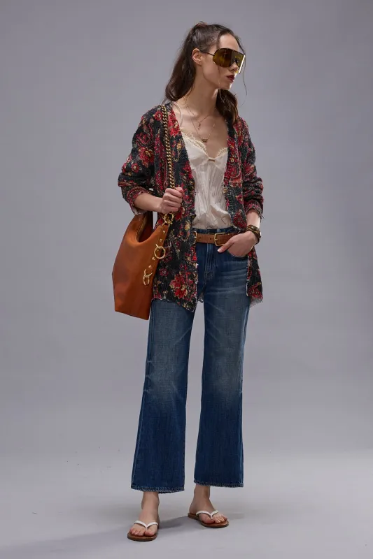 JOAN CROPPED FLARE JEAN - RAINE BLUE sold by R13