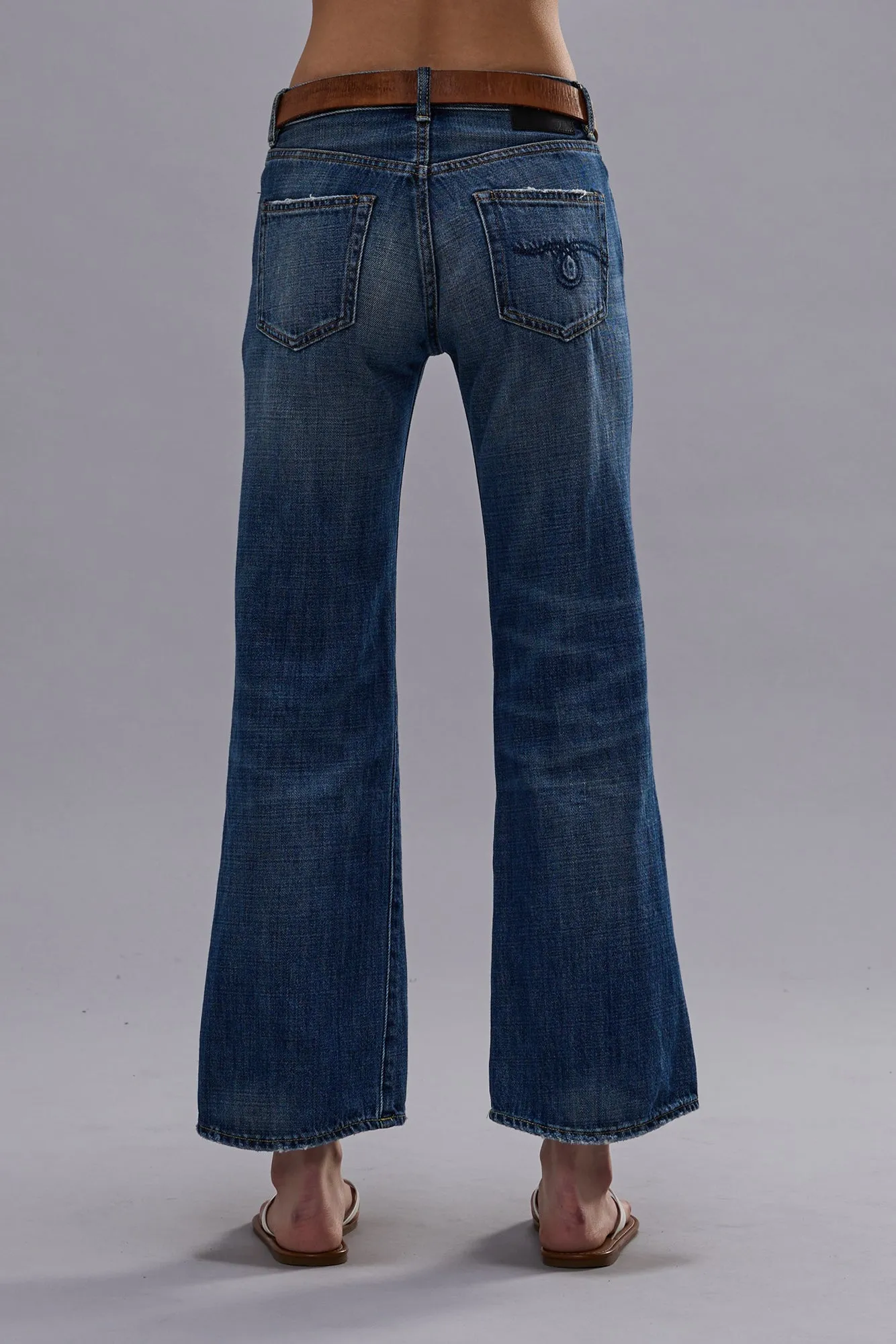 JOAN CROPPED FLARE JEAN - RAINE BLUE sold by R13 product image thumbnail 3