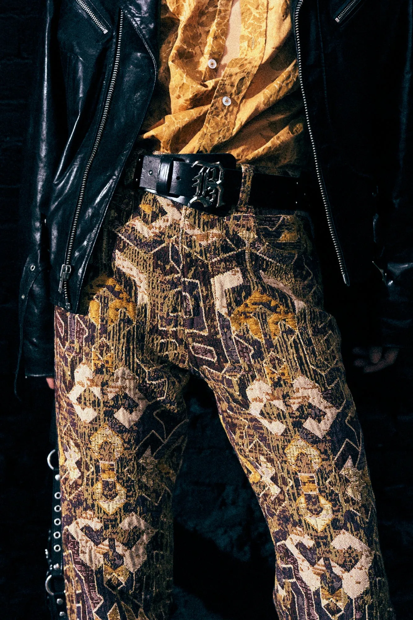 X-BOYFRIEND JEAN - GEO BROWN JACQUARD sold by R13 product image thumbnail 2