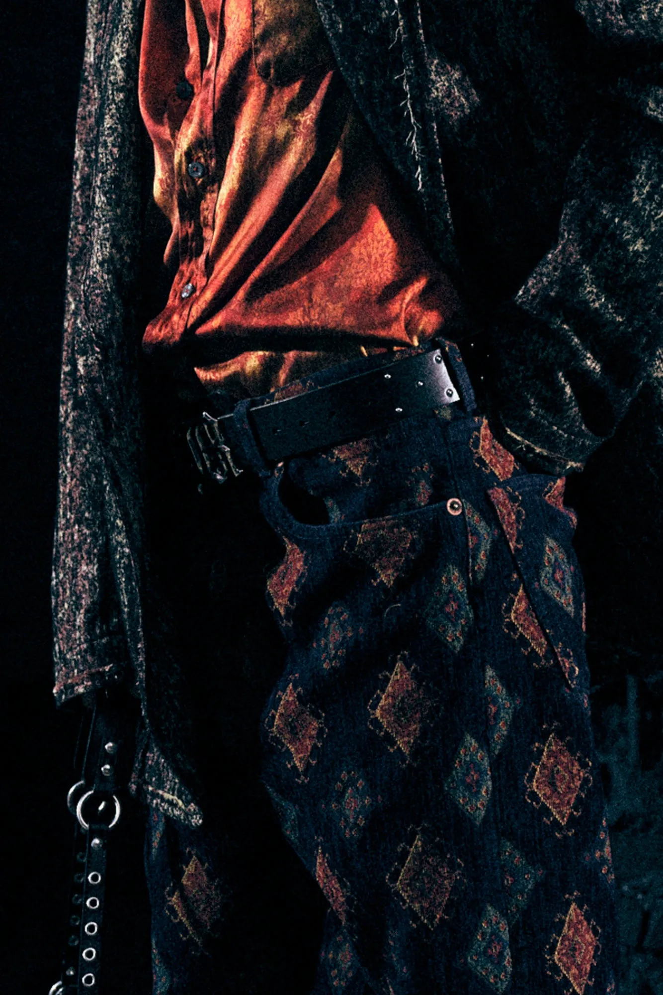 TAILORED DROP - NAVY BLUE JACQUARD sold by R13 product image thumbnail 2