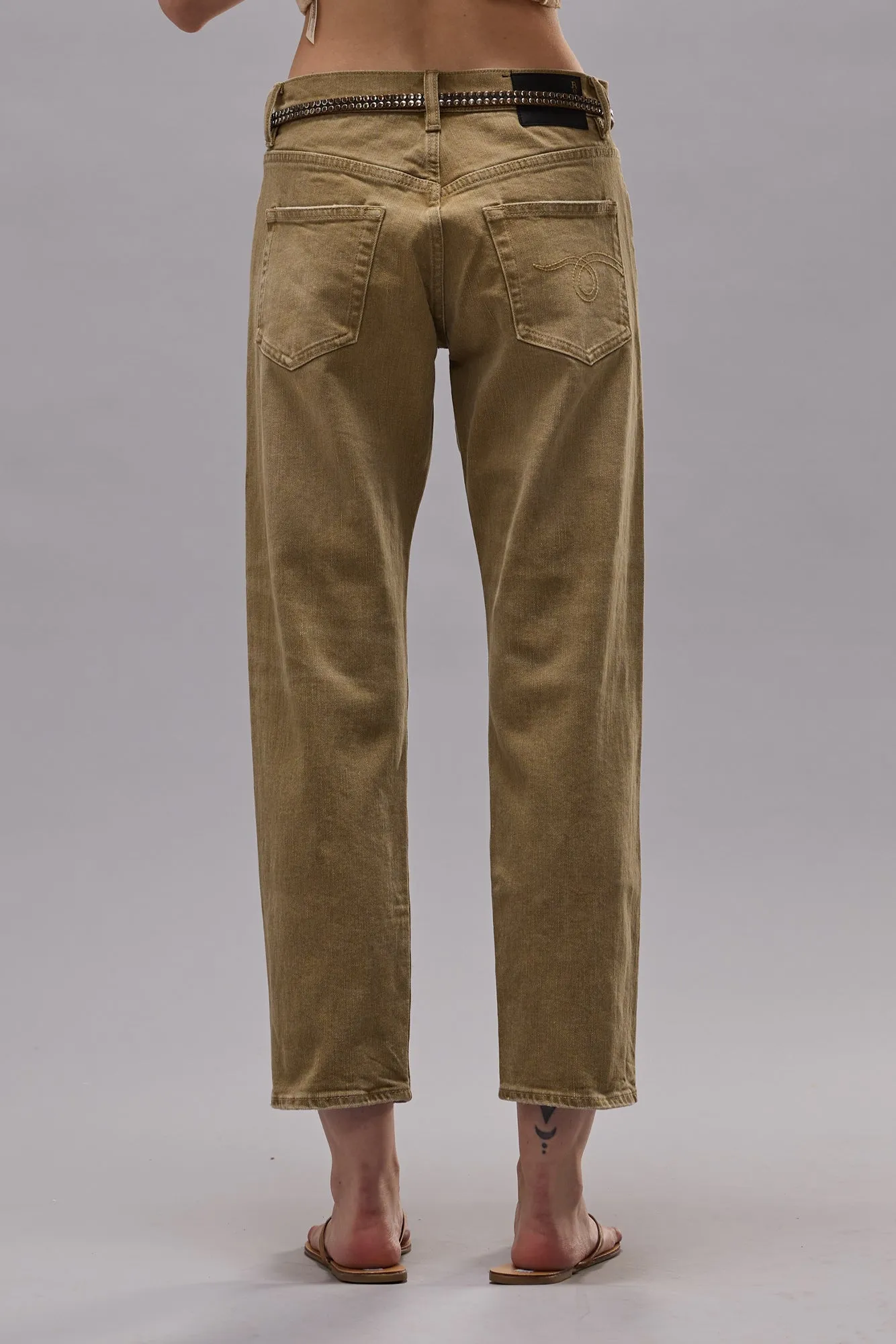 ROMEO JEAN - OLIVE GREEN HAZE STRETCH sold by R13 product image thumbnail 3