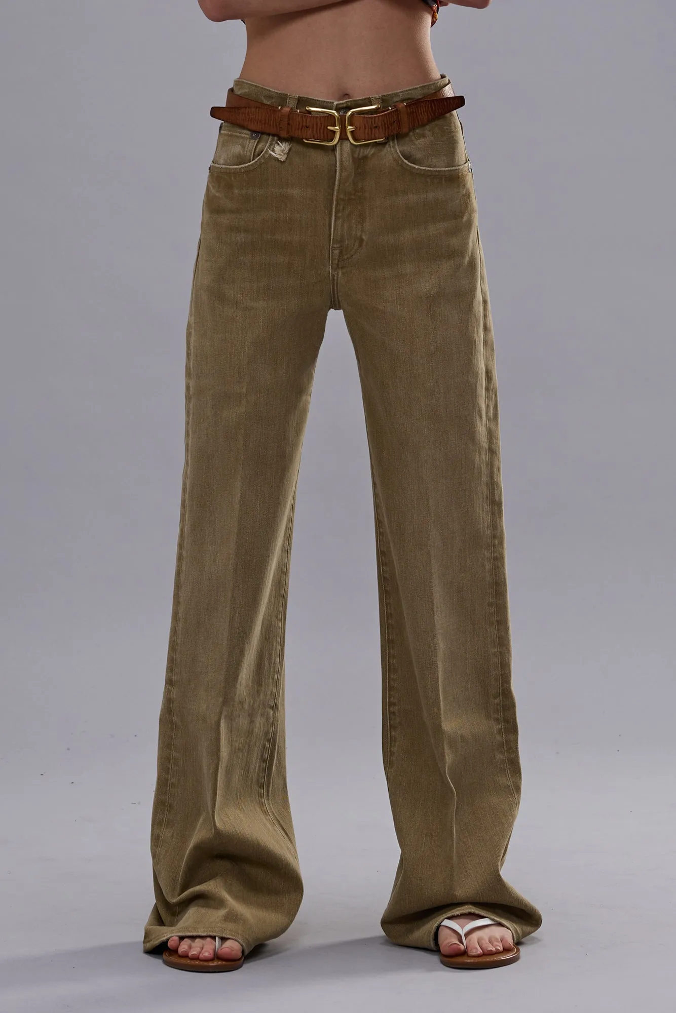 Charlotte Jean - Olive Green Haze Stretch sold by R13 product image thumbnail 2