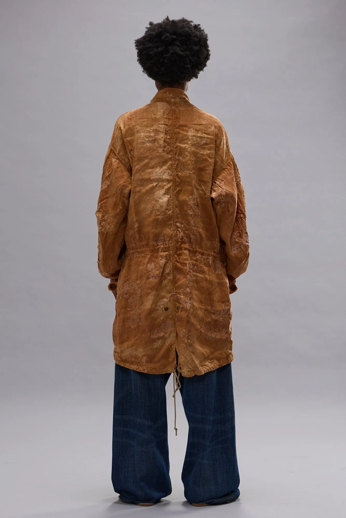 FISHTAIL PARKA - ORANGE FLORAL sold by R13 product image thumbnail 4