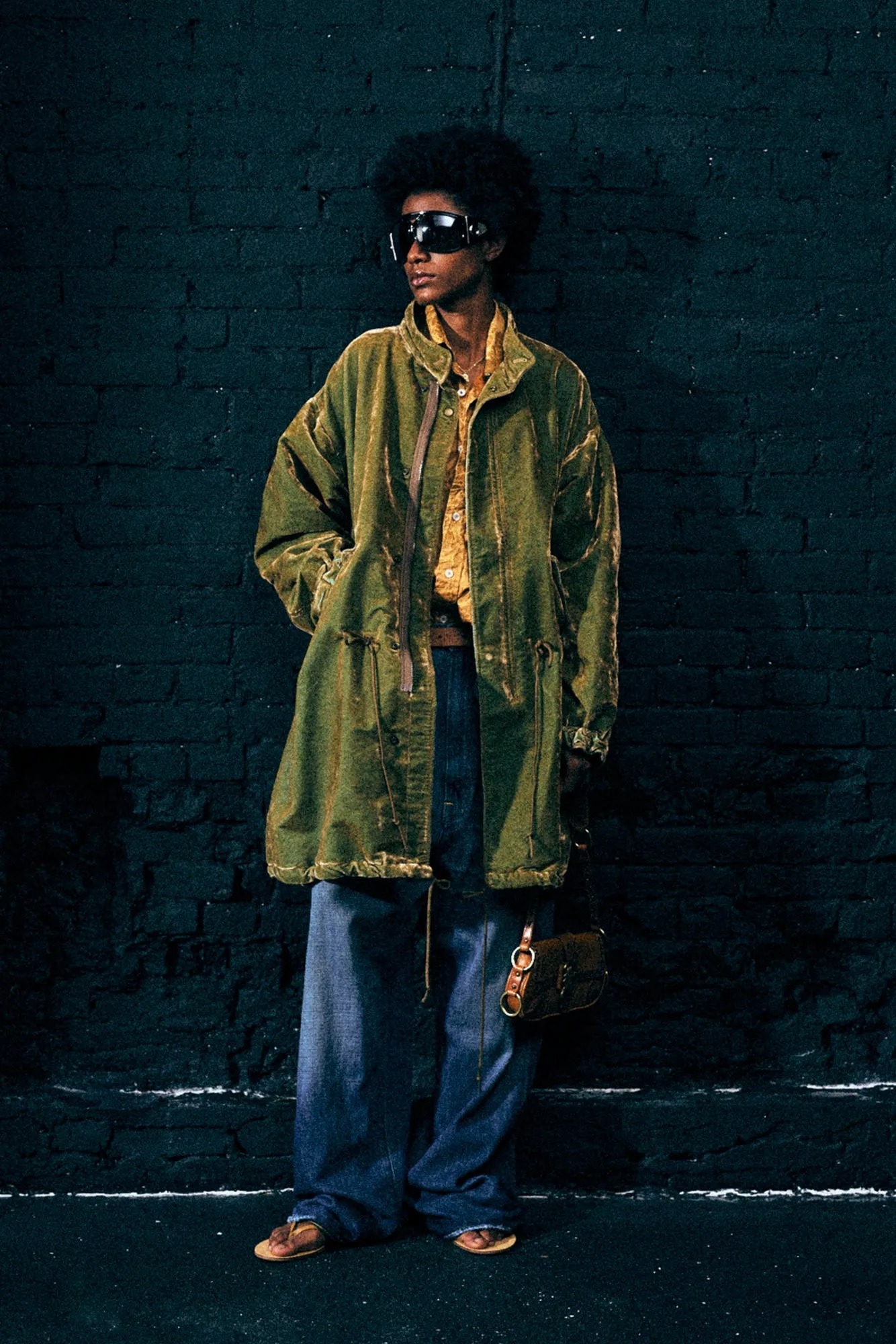 FISHTAIL PARKA - OLIVE sold by R13 product image thumbnail 2