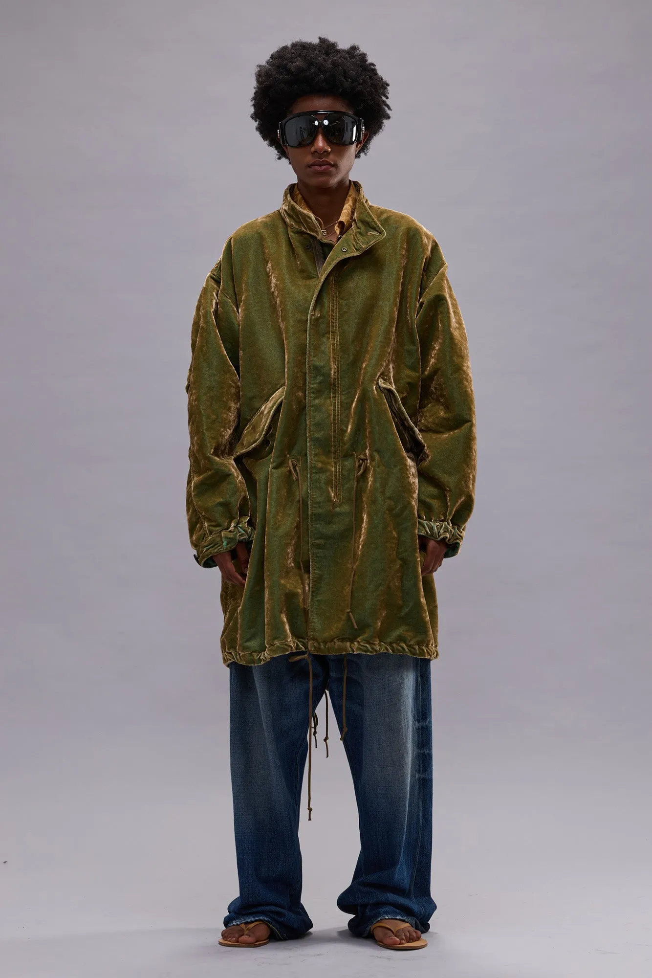 FISHTAIL PARKA - OLIVE sold by R13 product image thumbnail 4