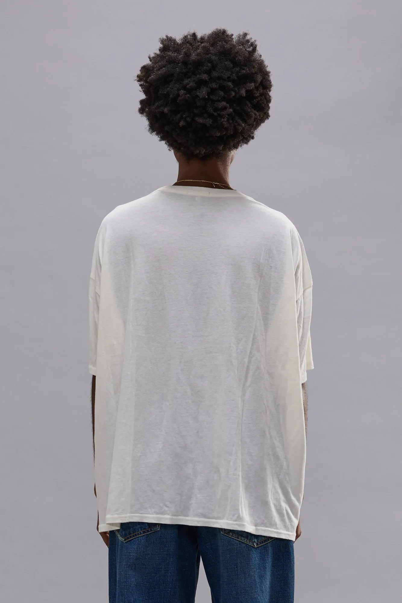 I Don't Care Relaxed T - Ecru White sold by R13 product image thumbnail 4